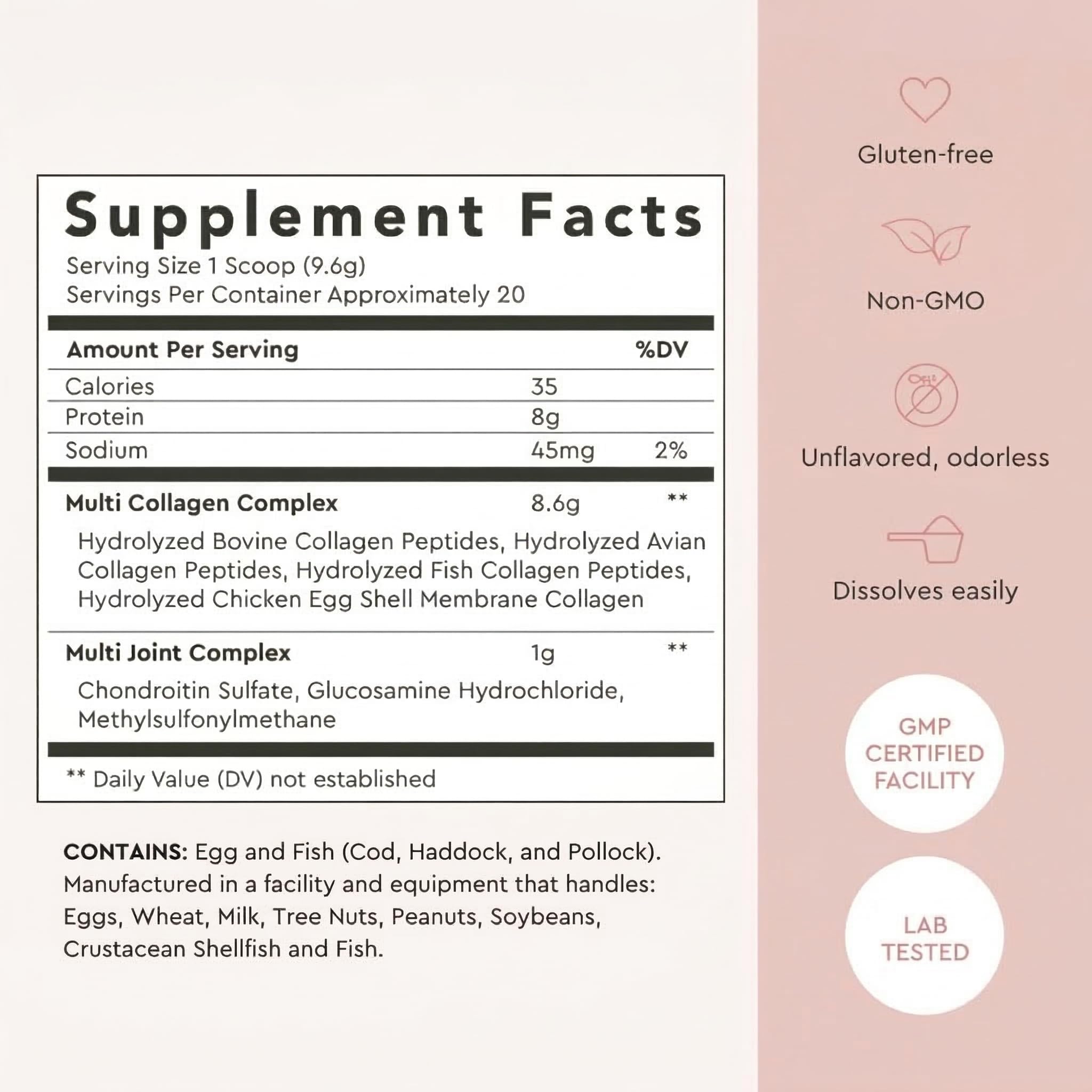 Alaya Multi Collagen Powder - Hair Skin Nails & Bone Health

