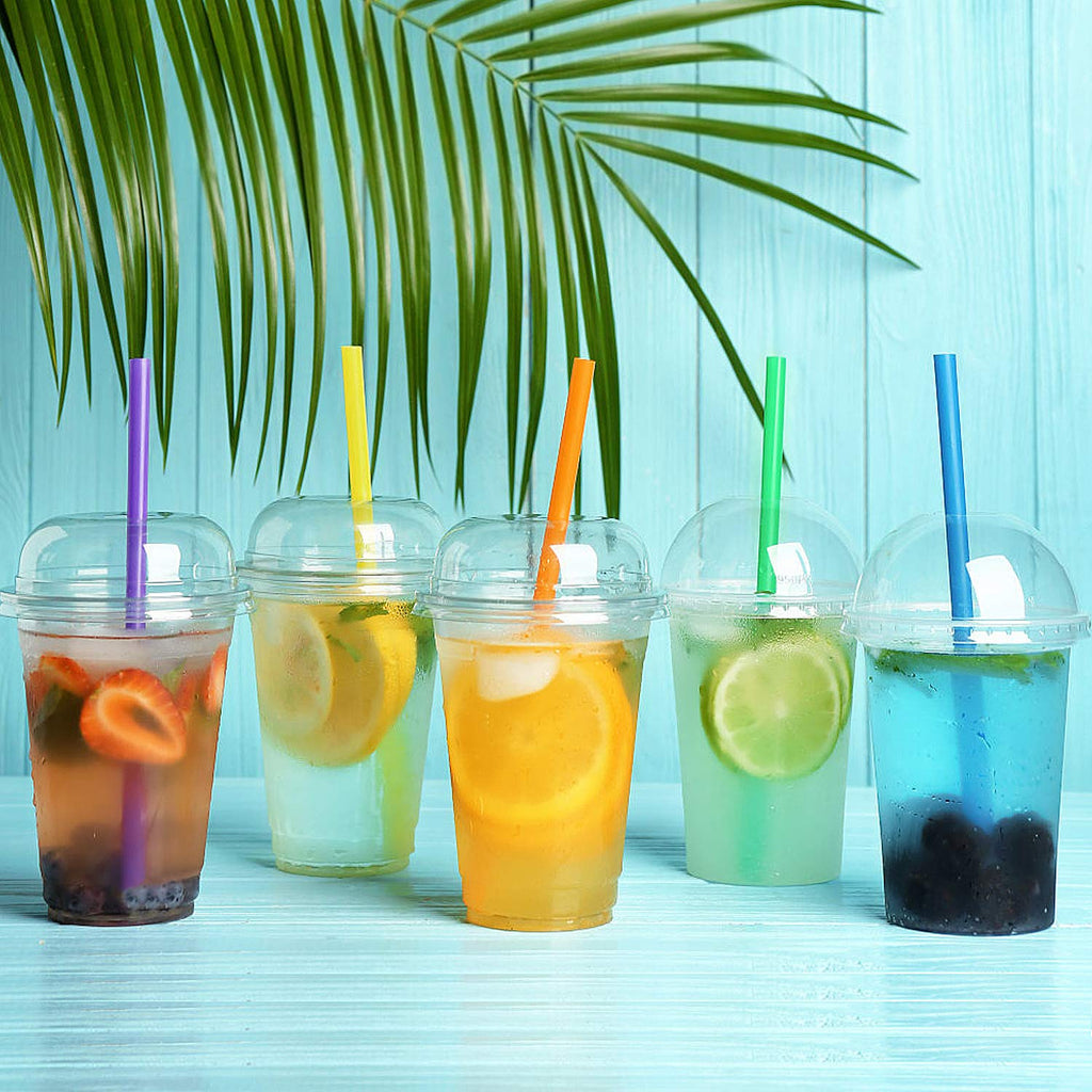 Individually Wrapped Jumbo Smoothie Boba Straws

