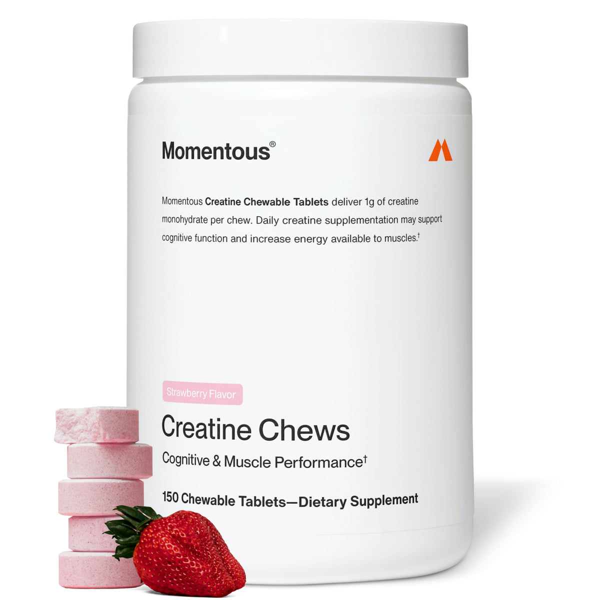 Momentous Creatine Chews - Creatine Monohydrate for Strength