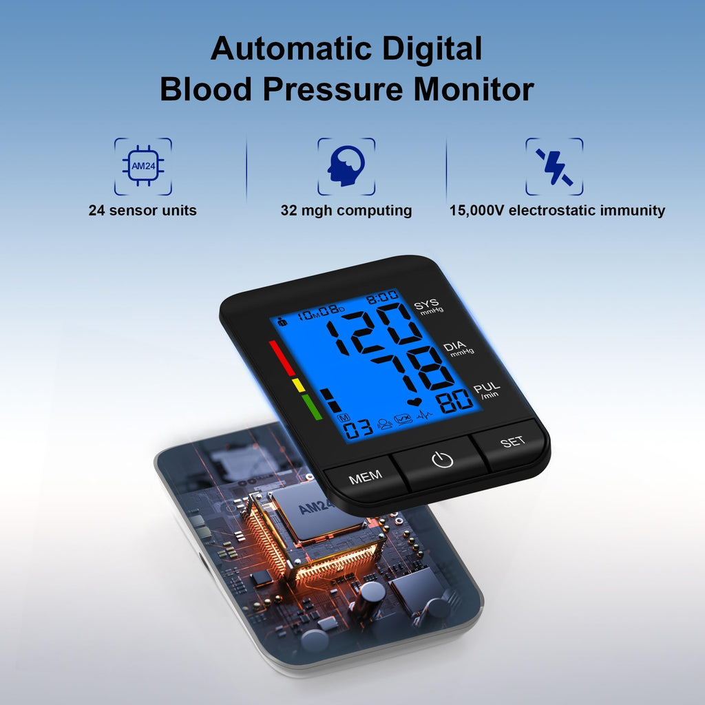 SDUNW Upper Arm Blood Pressure Monitor for Home Use

