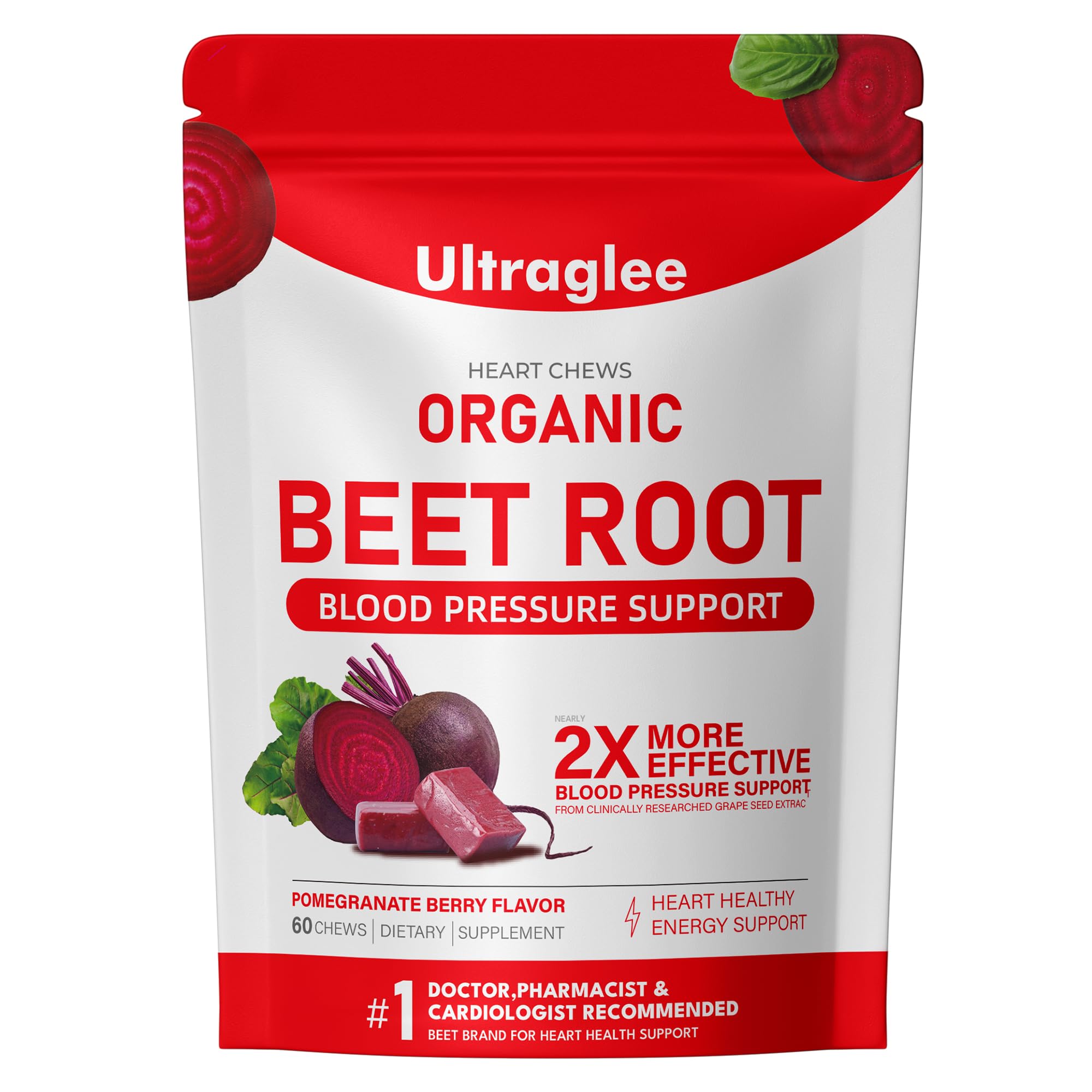 Beetsroot Heart Chews – Nitric Oxide & Heart Health

