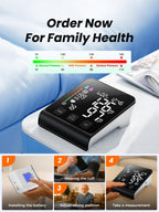 Blood Pressure Monitor for Home & Travel - FDA-Cleared

