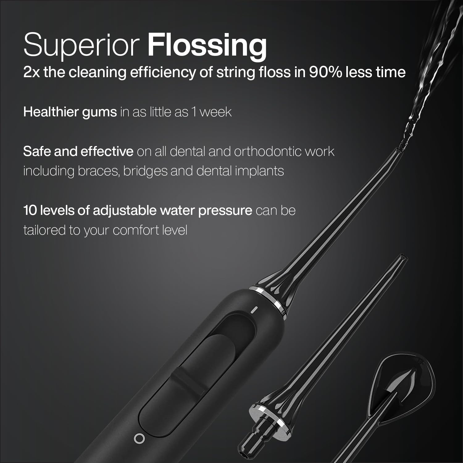 AquaSonic Home Dental Center PRO AllinOne Toothbrush Flosser

