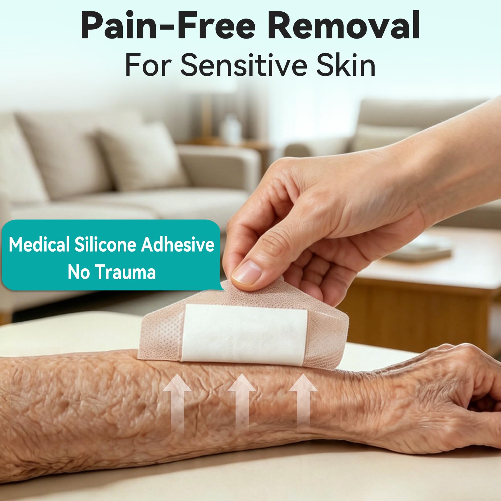 Dimora Silicone Foam Dressing with Adhesive Border

