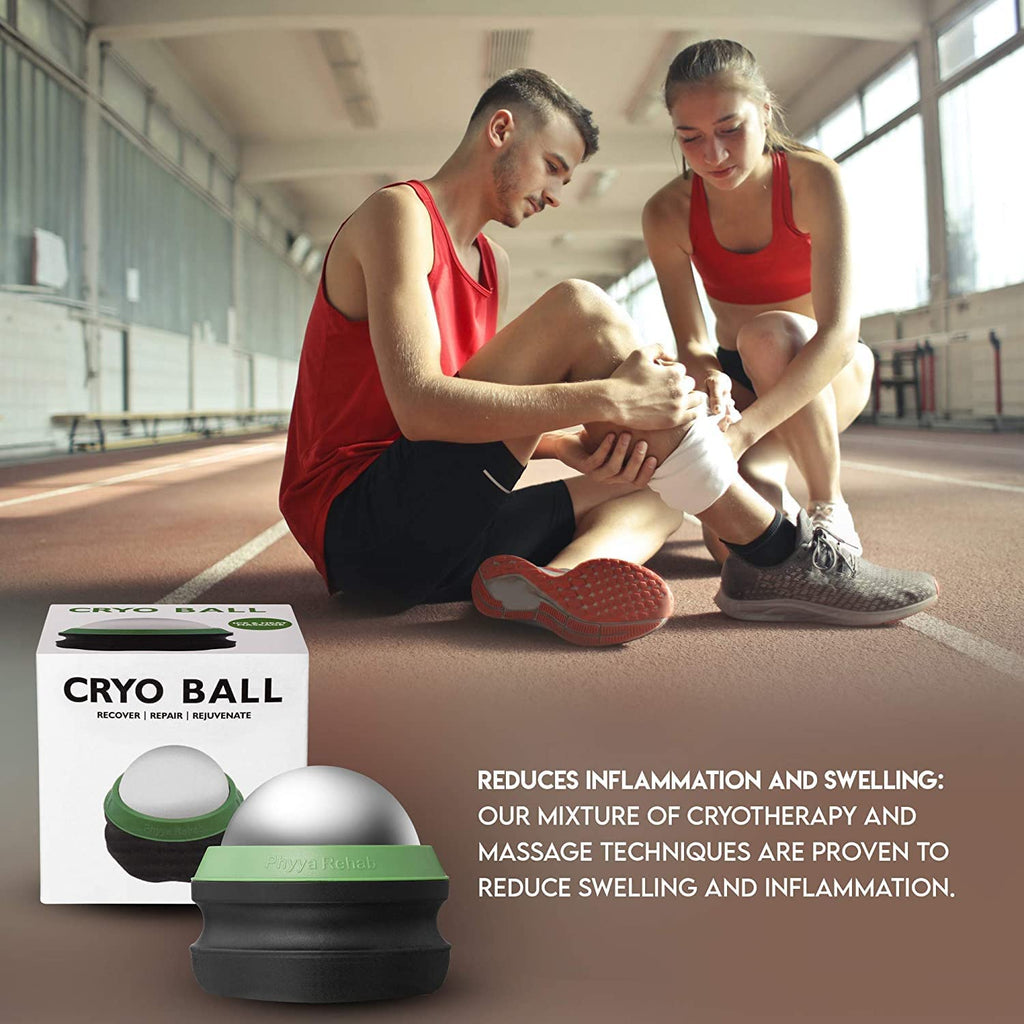 Phyya Rehab Massage Ice Roller Ball | Deep Tissue Massage

