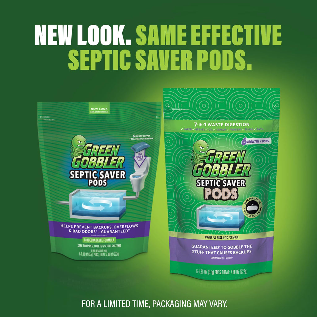 Septic Tank Treatment by Green Gobbler with Probiotics

