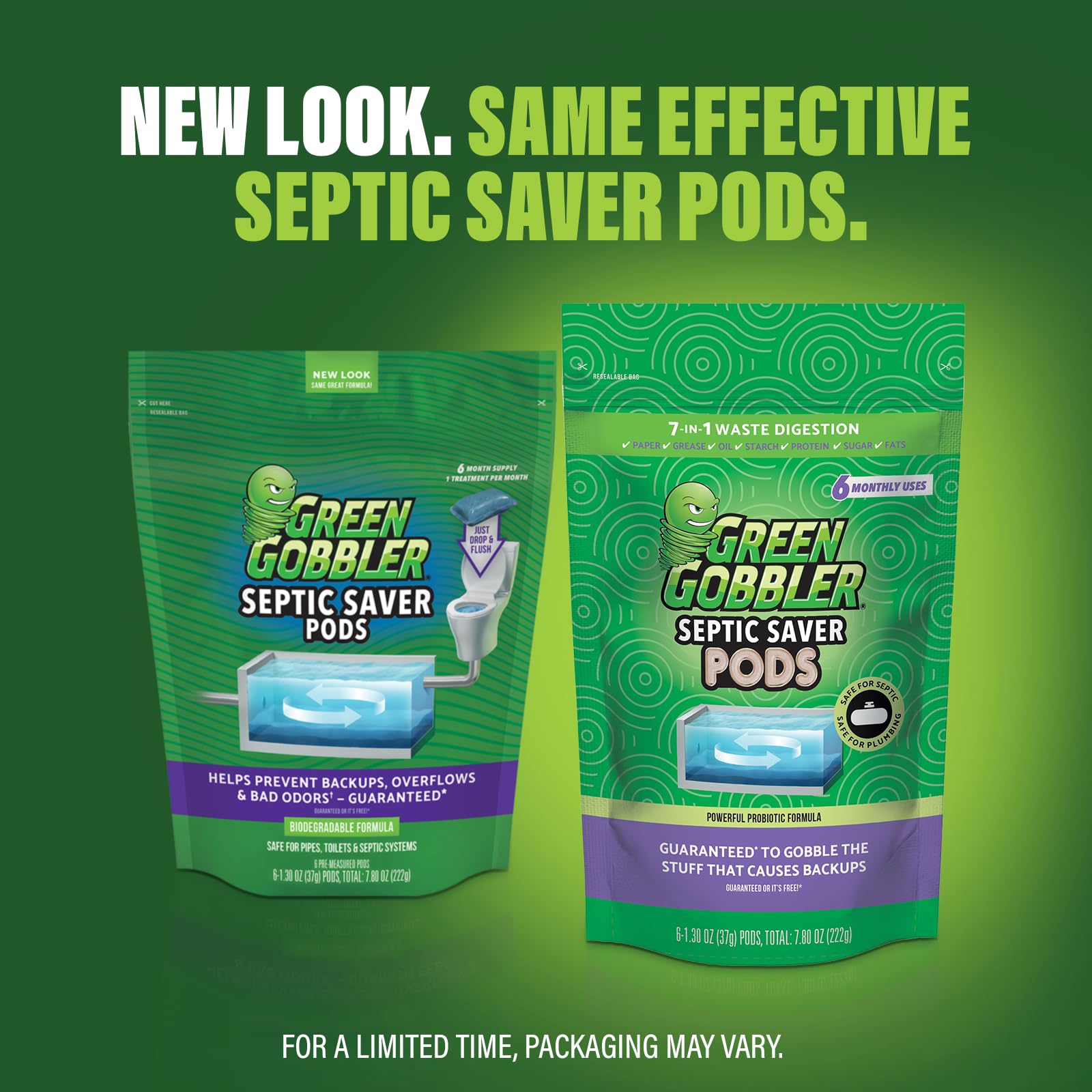 Septic Tank Treatment by Green Gobbler with Probiotics

