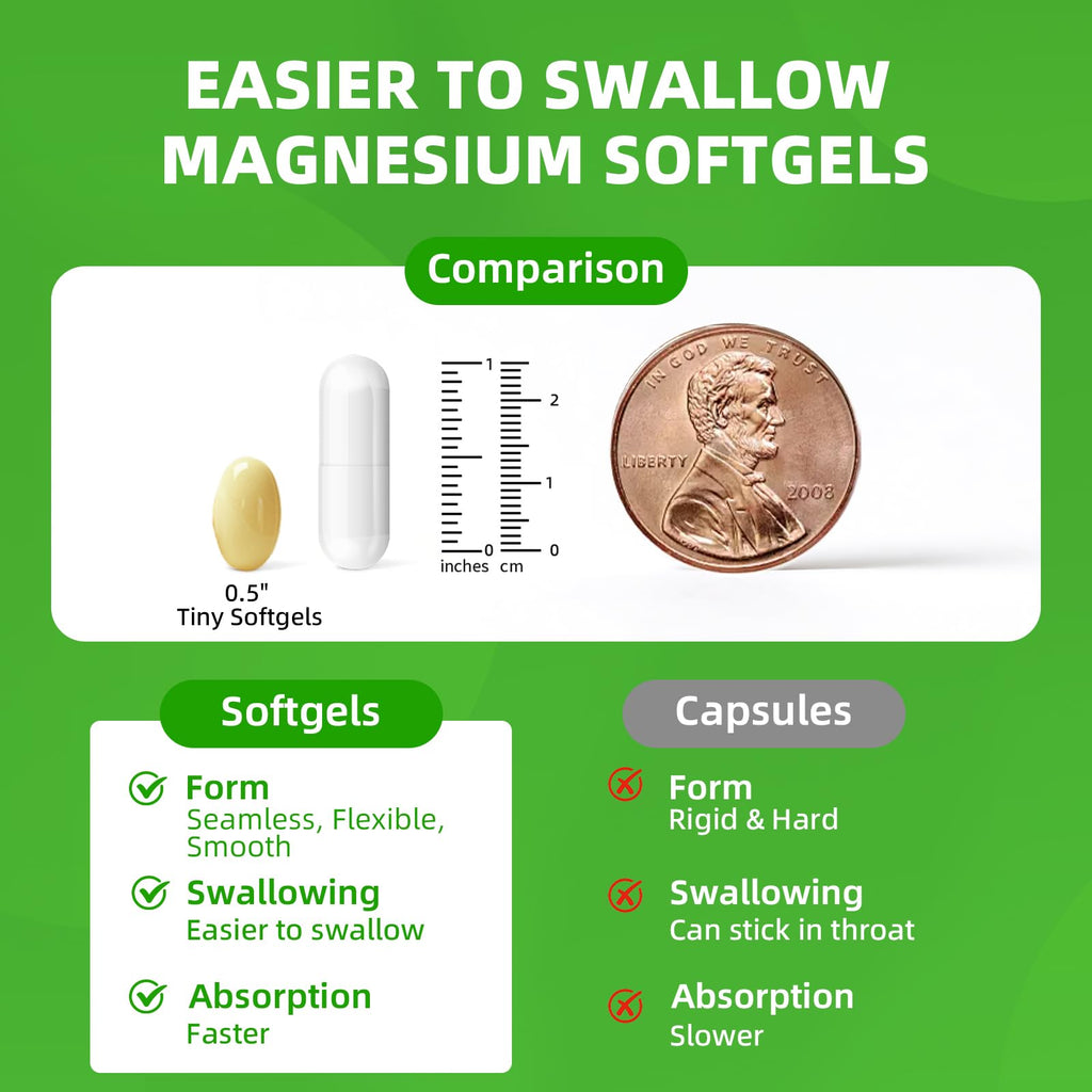 Alliwise Magnesium Glycinate Softgels Sleep & Muscle

