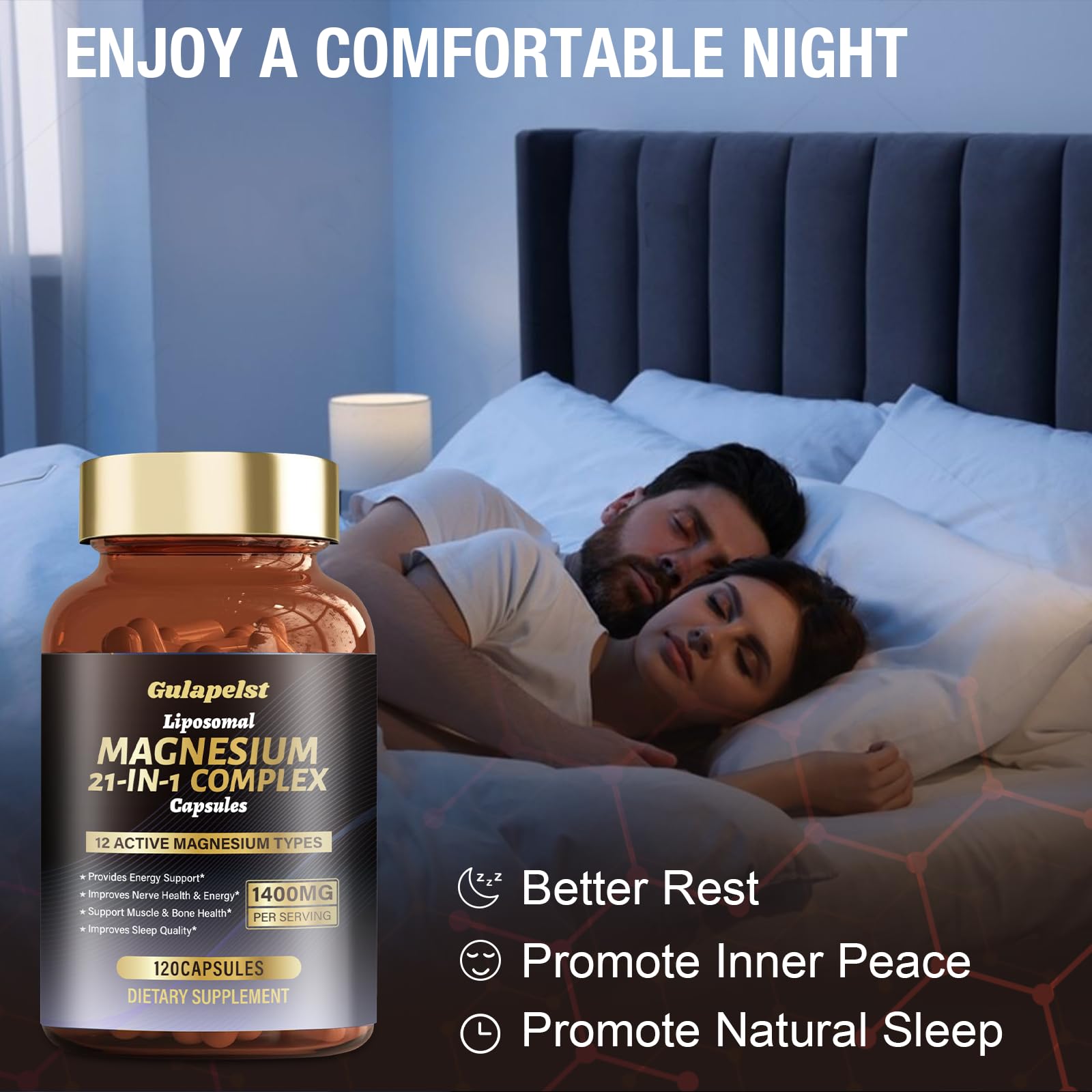 Gulapelst Liposomal Magnesium Complex Capsule 21 in 1

