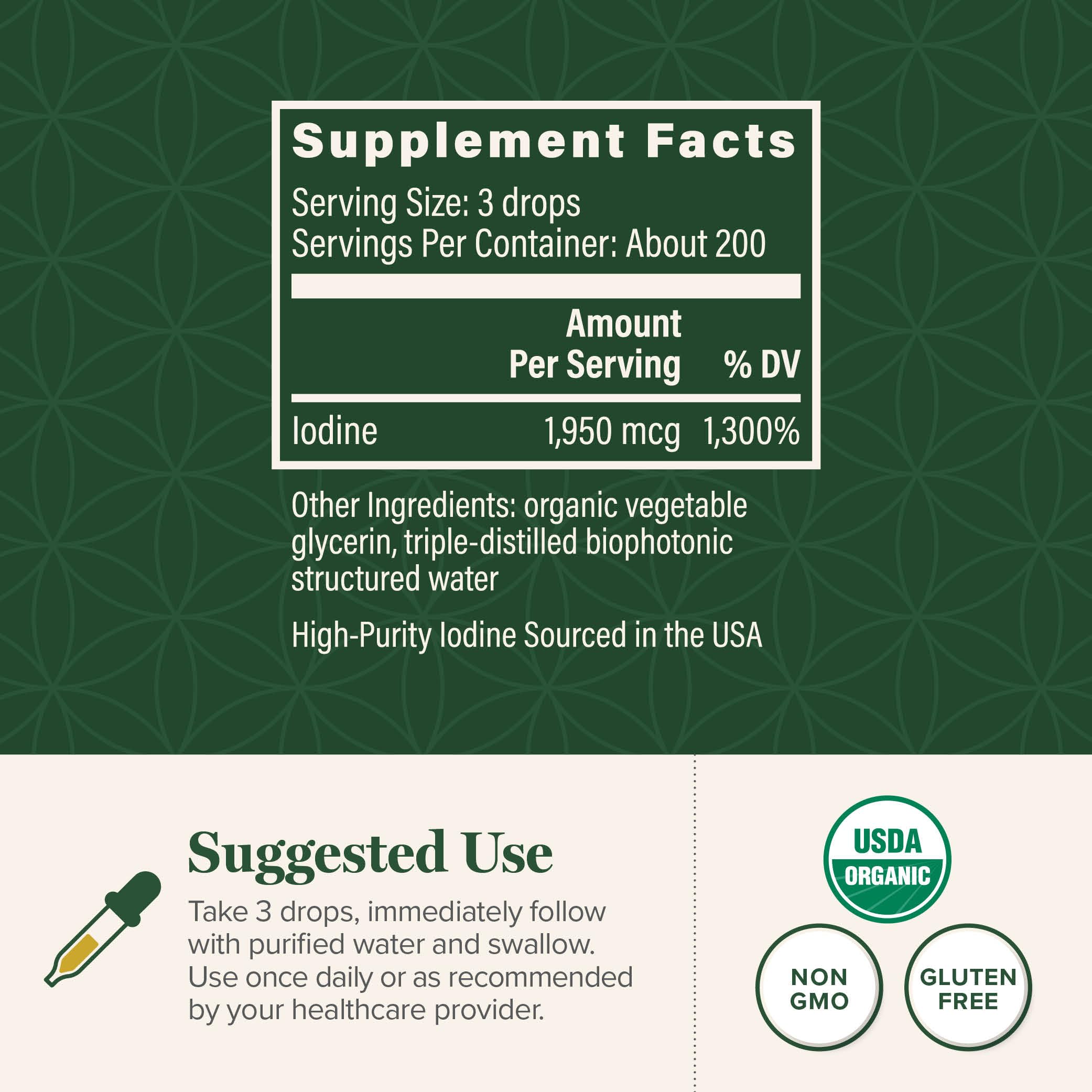 Detoxadine Nascent Iodine Liquid by Global Healing Center

