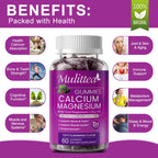 Calcium Gummies Plant Based for Bone Health

