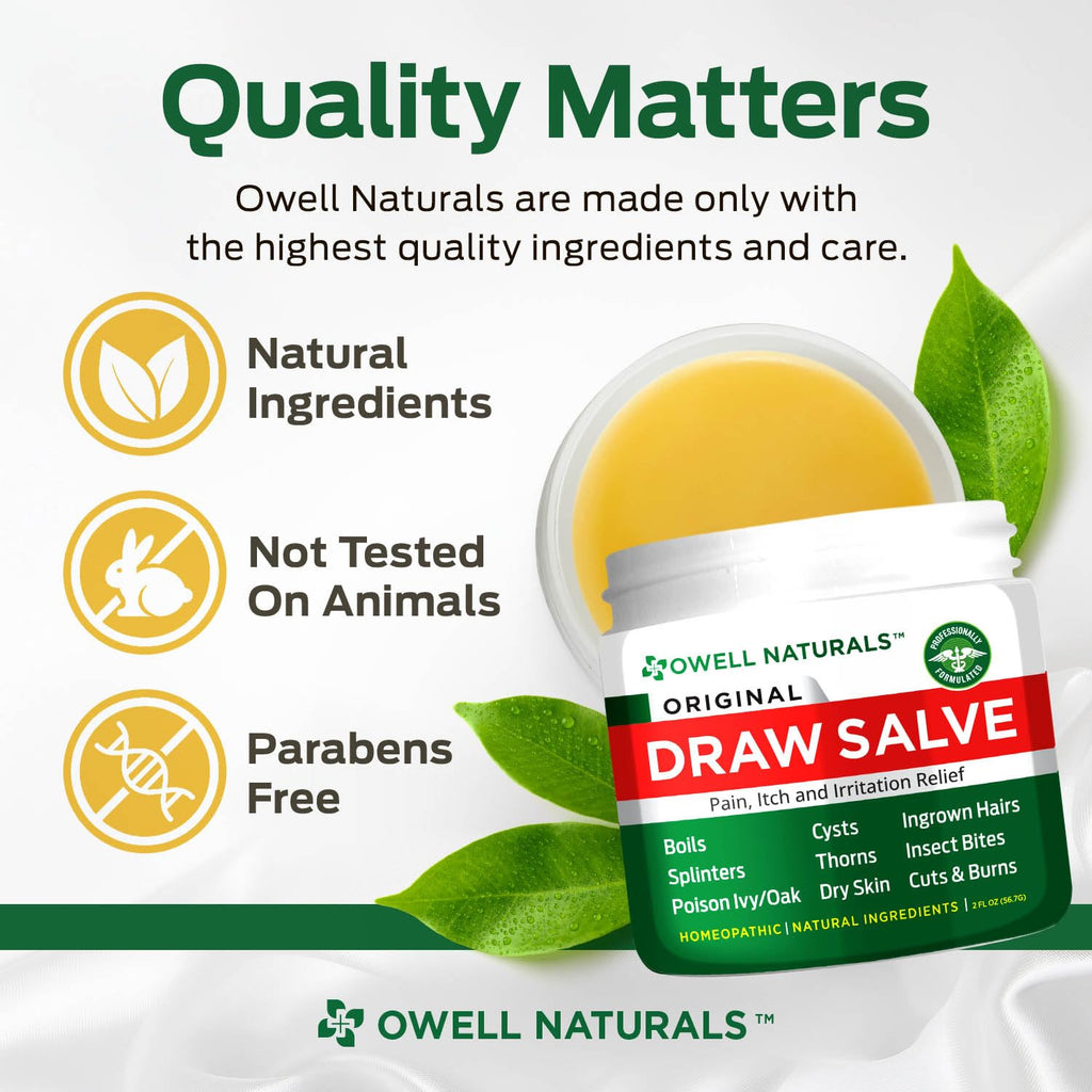 Owell Naturals Drawing Salve Multipurpose Ointment

