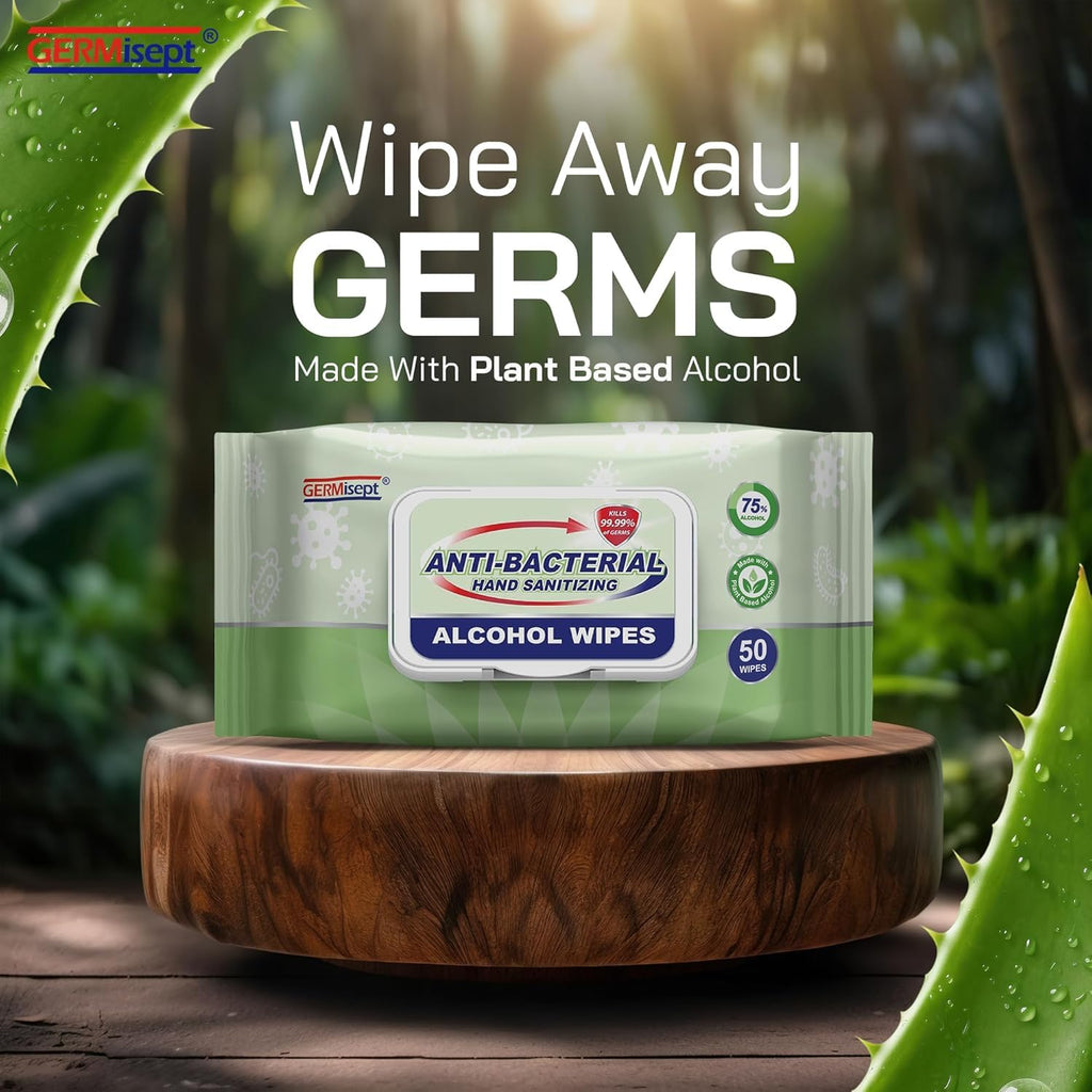 Germisept Hand Sanitizing Wipes - 75% Alcohol

