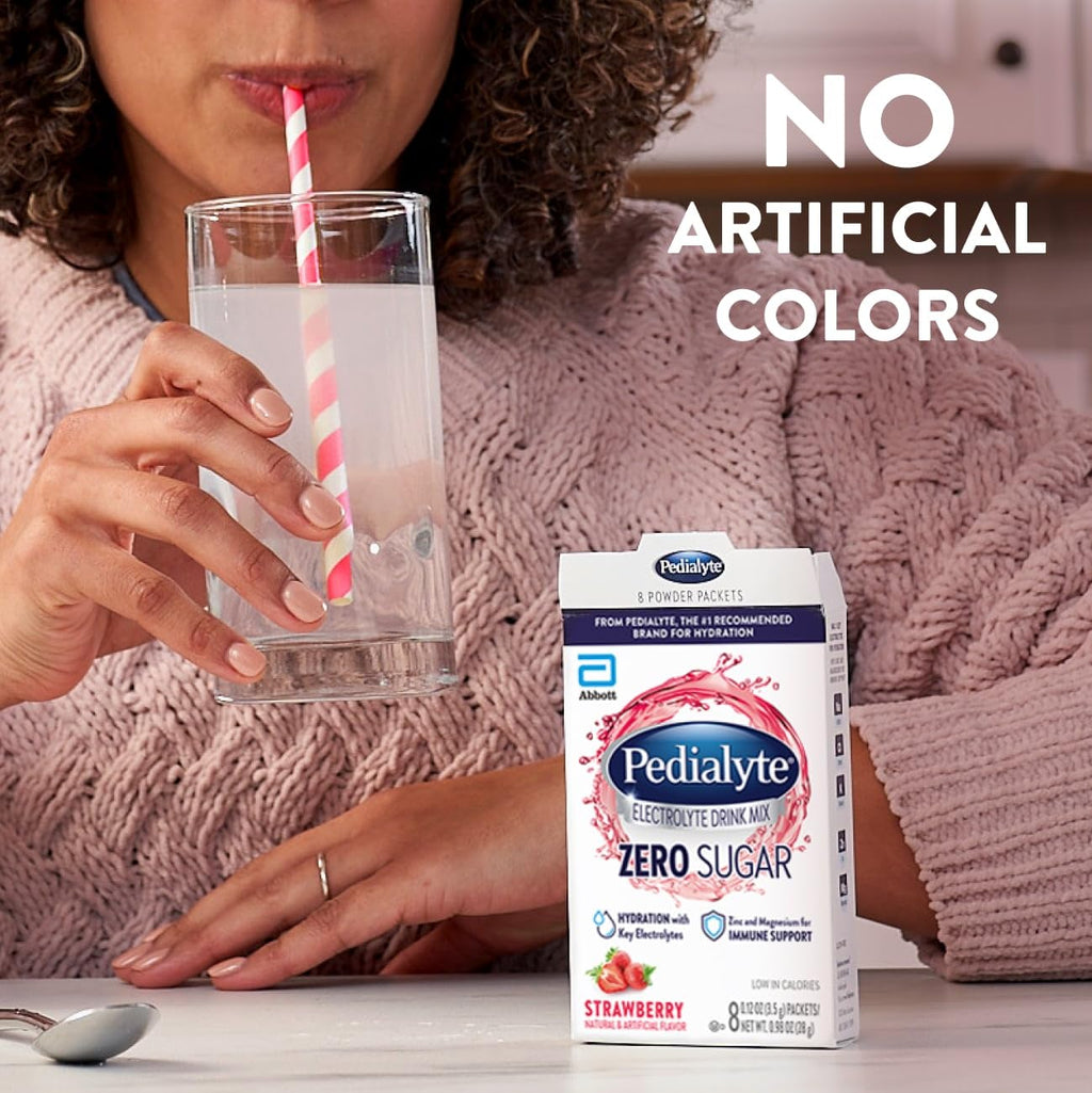 Pedialyte Electrolyte Drink Mix Zero Sugar | Hydration

