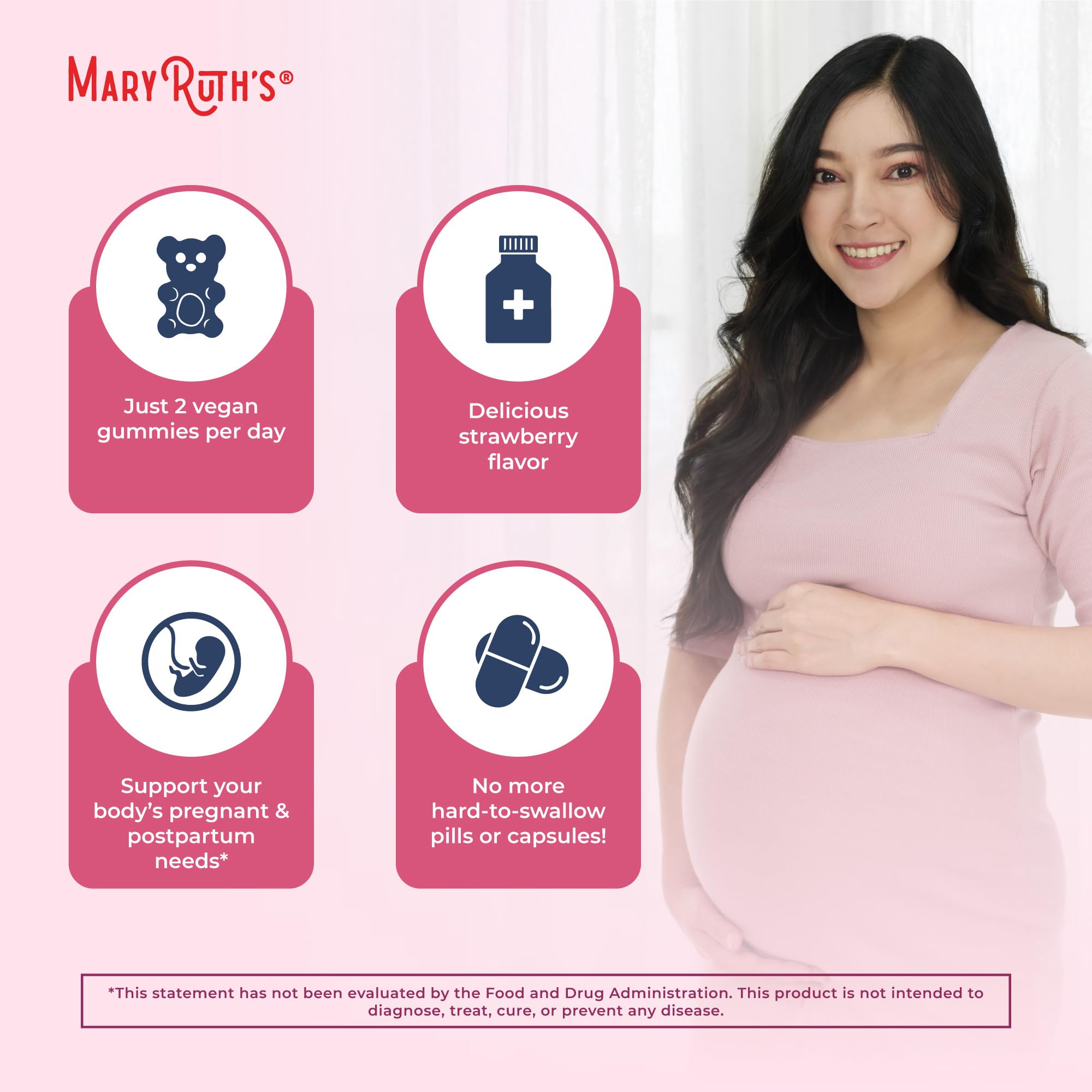 MaryRuth's Organics Prenatal & Postnatal Gummies

