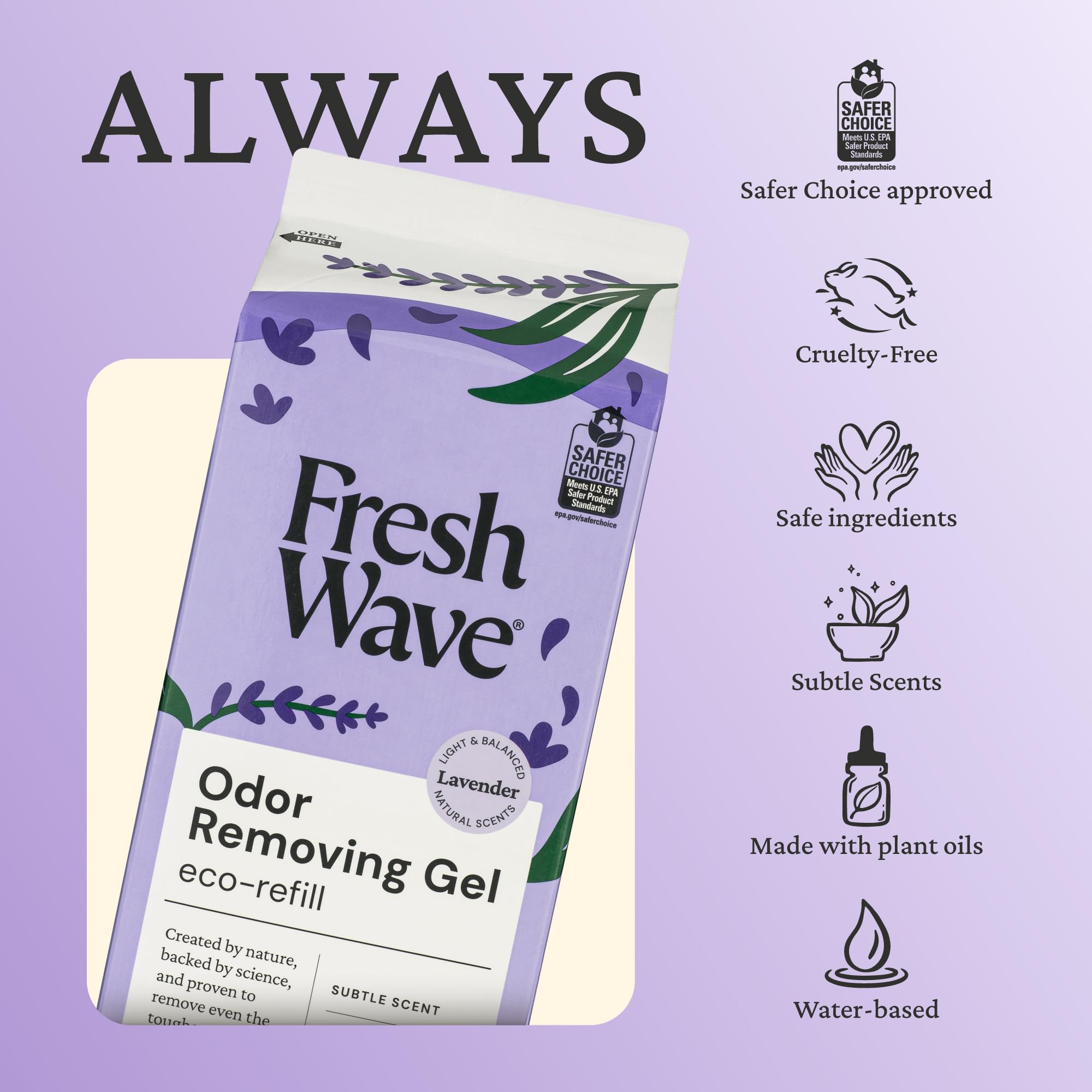 Fresh Wave Odor Removing Gel Refill | Odor Control

