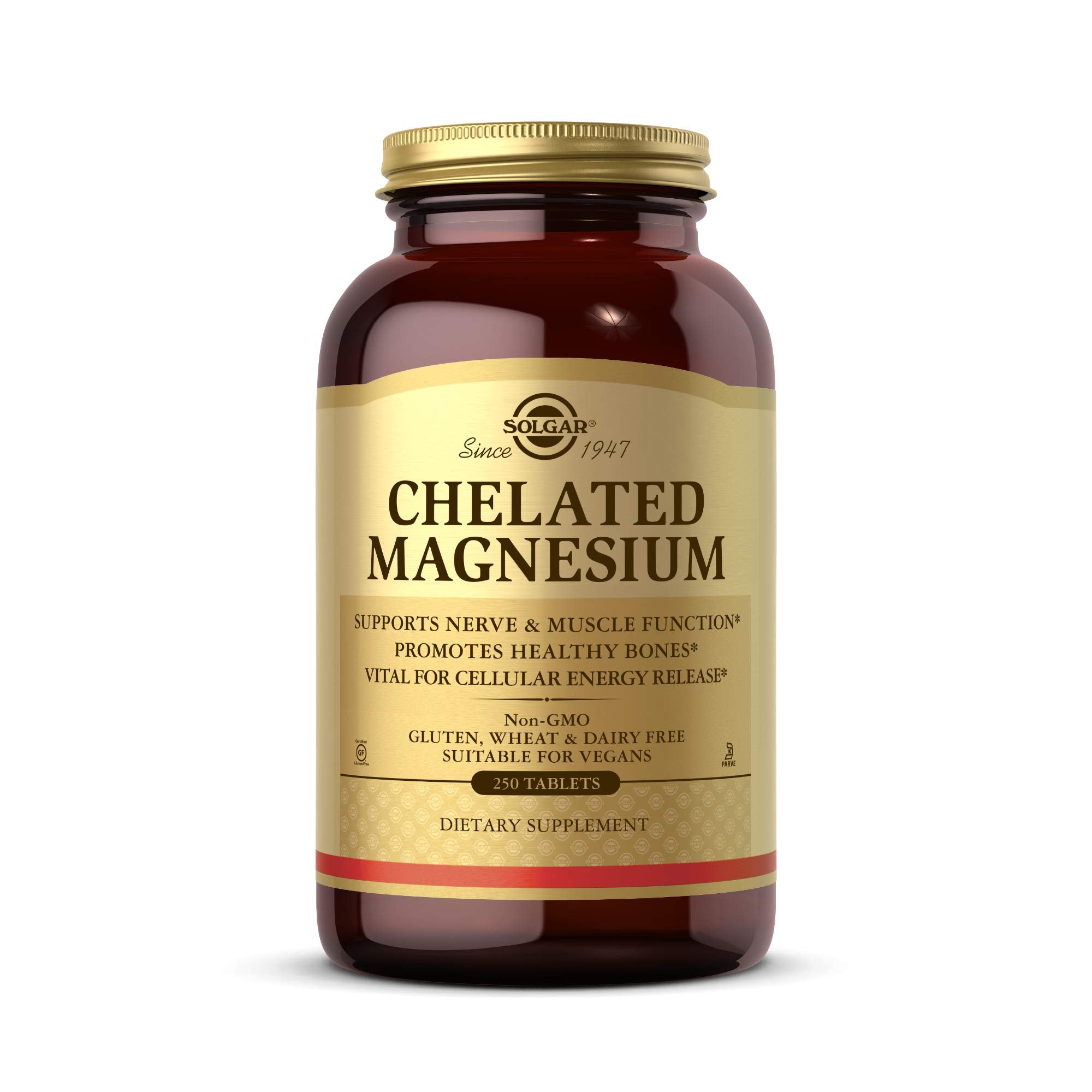 Solgar Chelated Magnesium Supplement | Supports Nerve & Muscle

