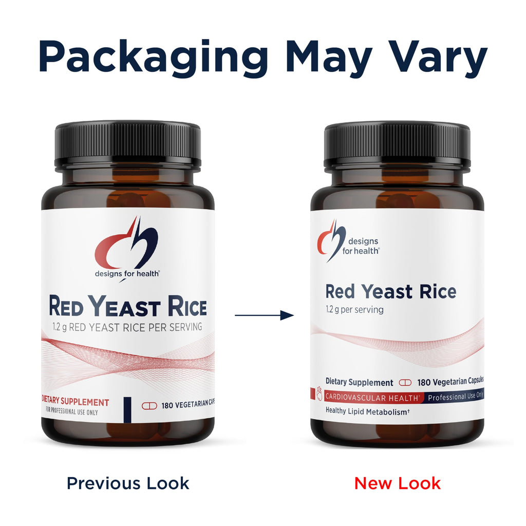 Designs for Health Red Yeast Rice Supplement|Organic Non-GMO

