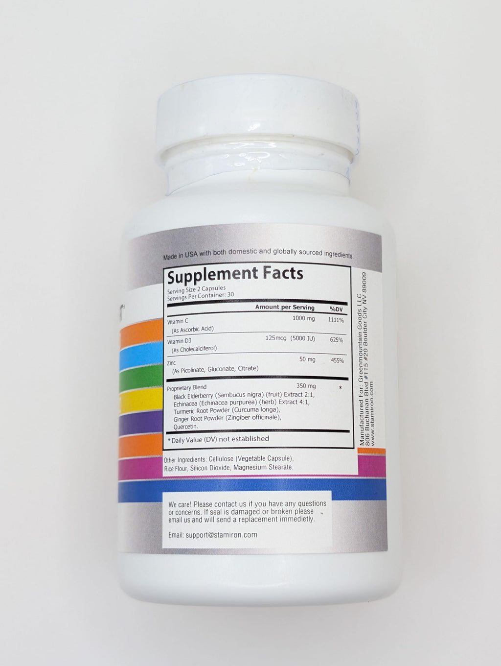 Stamiron All-in-One Immune Support Capsules

