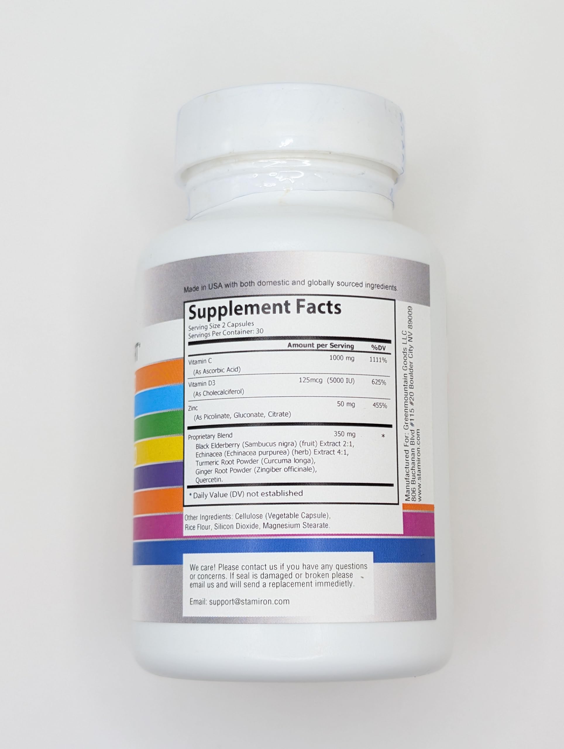 Stamiron All-in-One Immune Support Capsules

