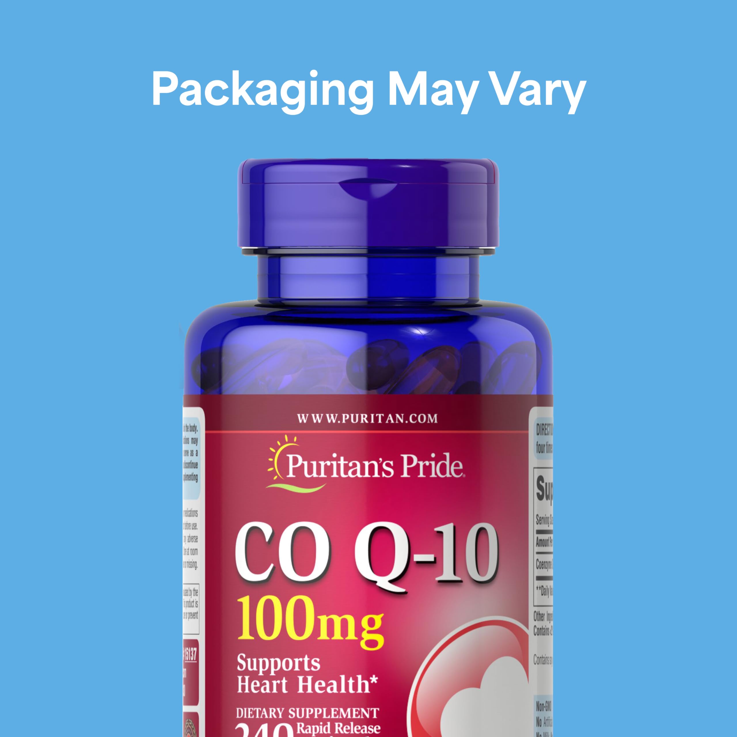 Puritan's Pride CoQ10 100 mg Dietary Supplement


