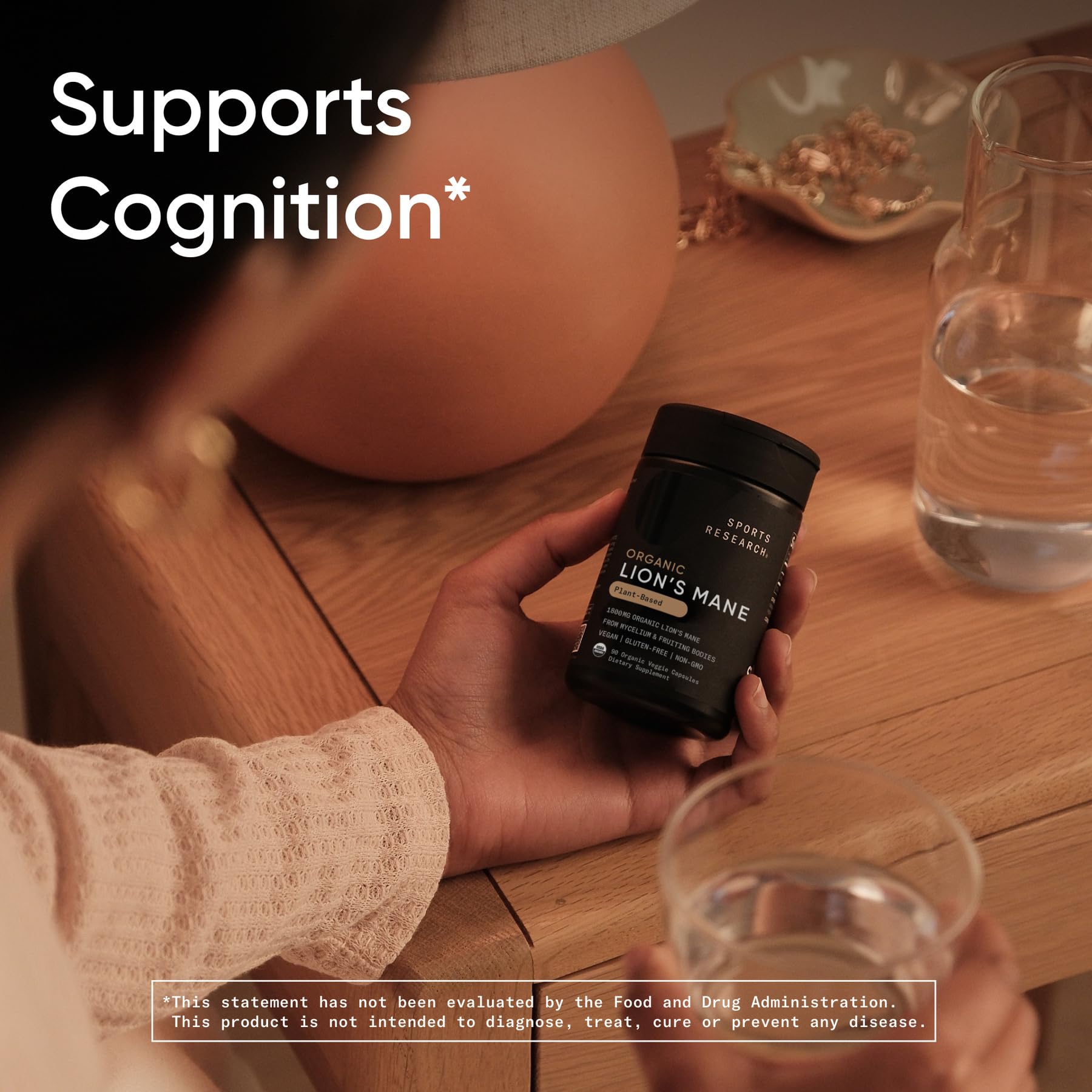 Sports Research Organic Lion's Mane 1800mg

