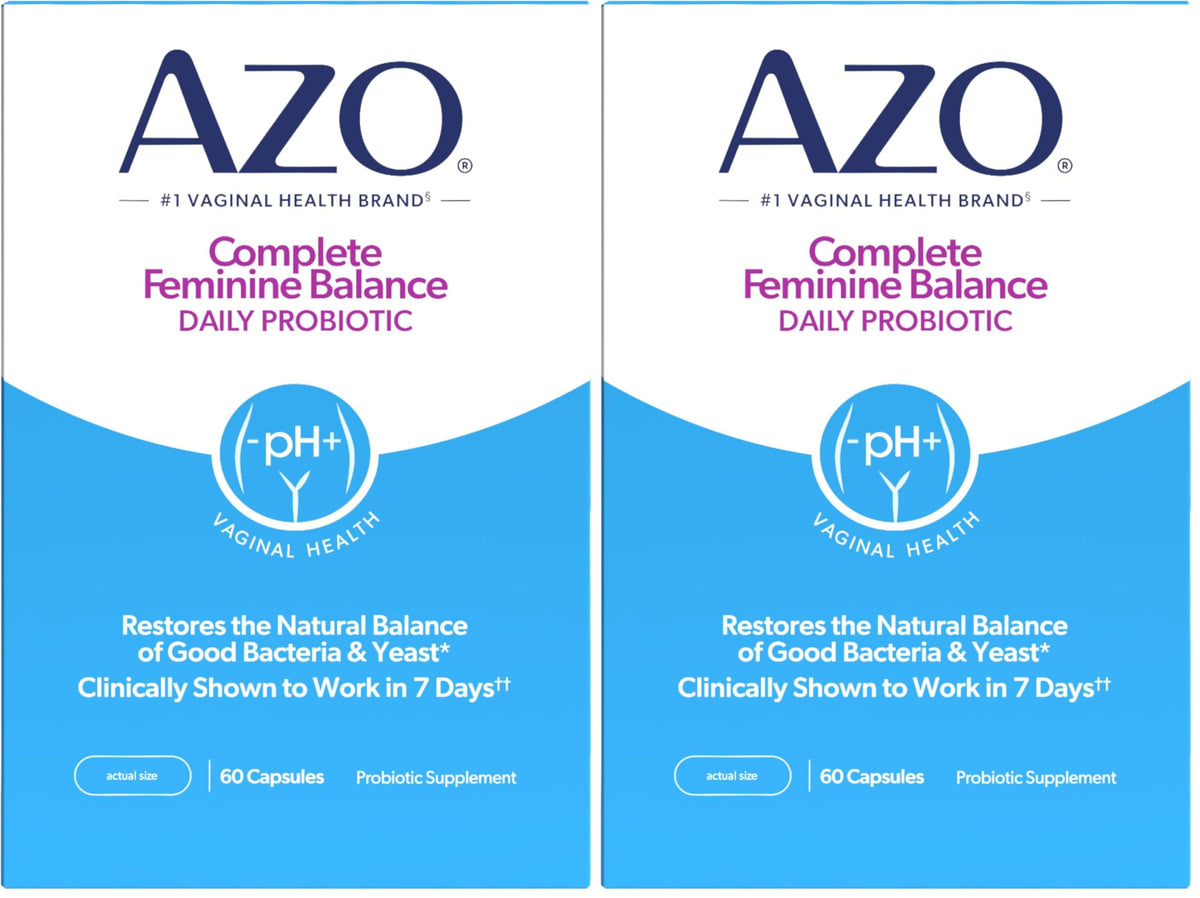 AZO Complete Feminine Balance Daily Vaginal Probiotics for Women