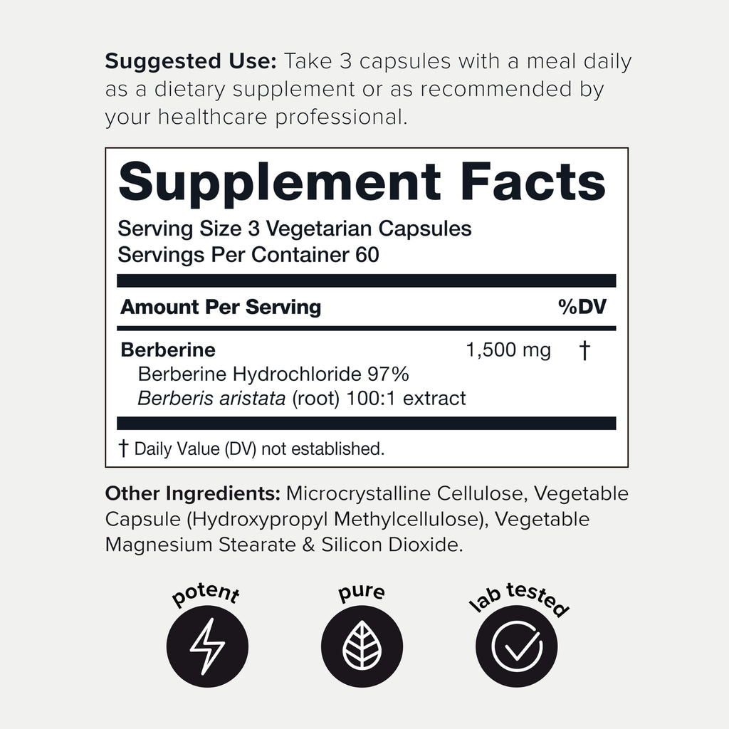 Toniiq Berberine HCl Supplement | GMP-Certified Quality

