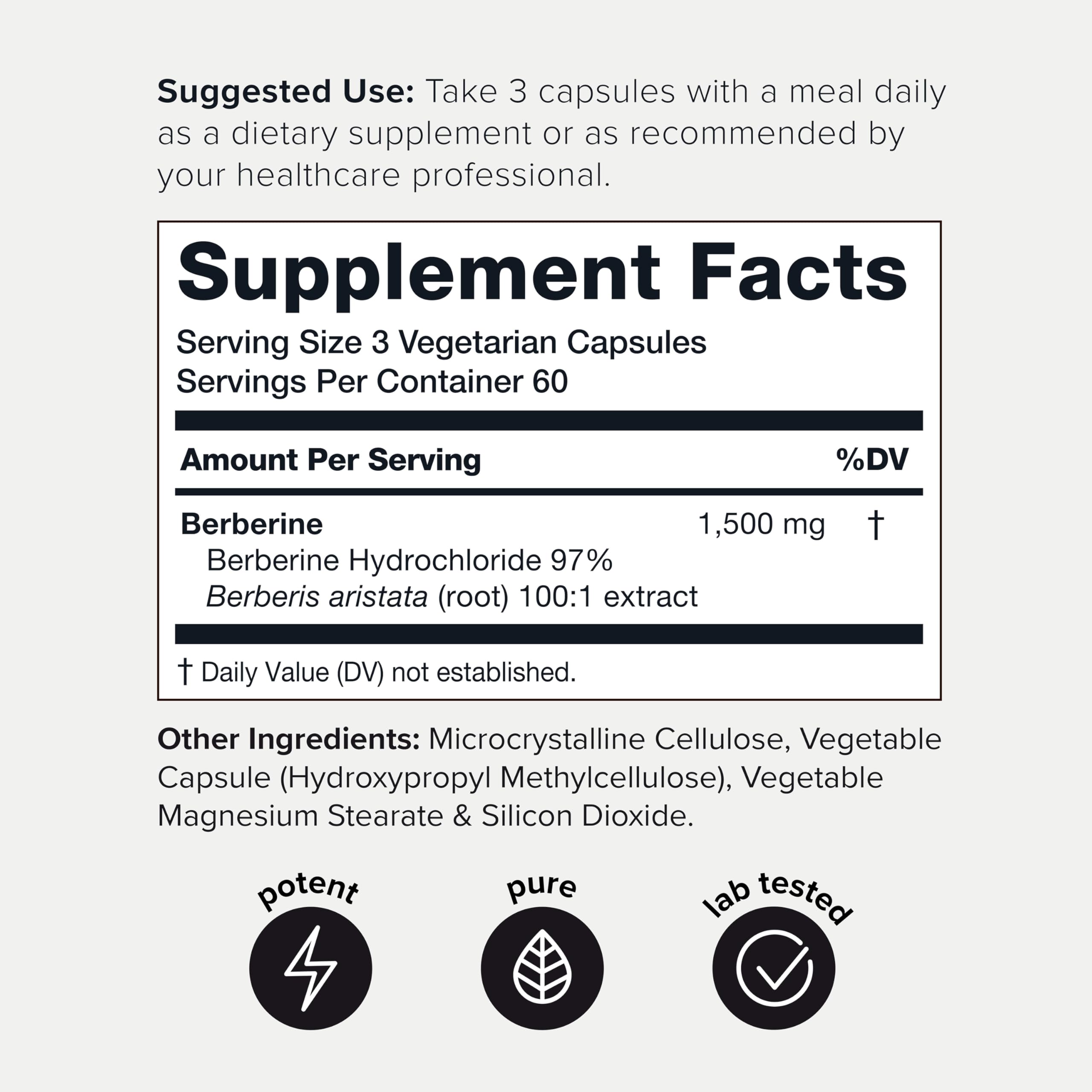 Toniiq Berberine HCl Supplement | GMP-Certified Quality

