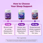 Olly Sleep Gummies with Melatonin and L-Theanine | Sleep Aid

