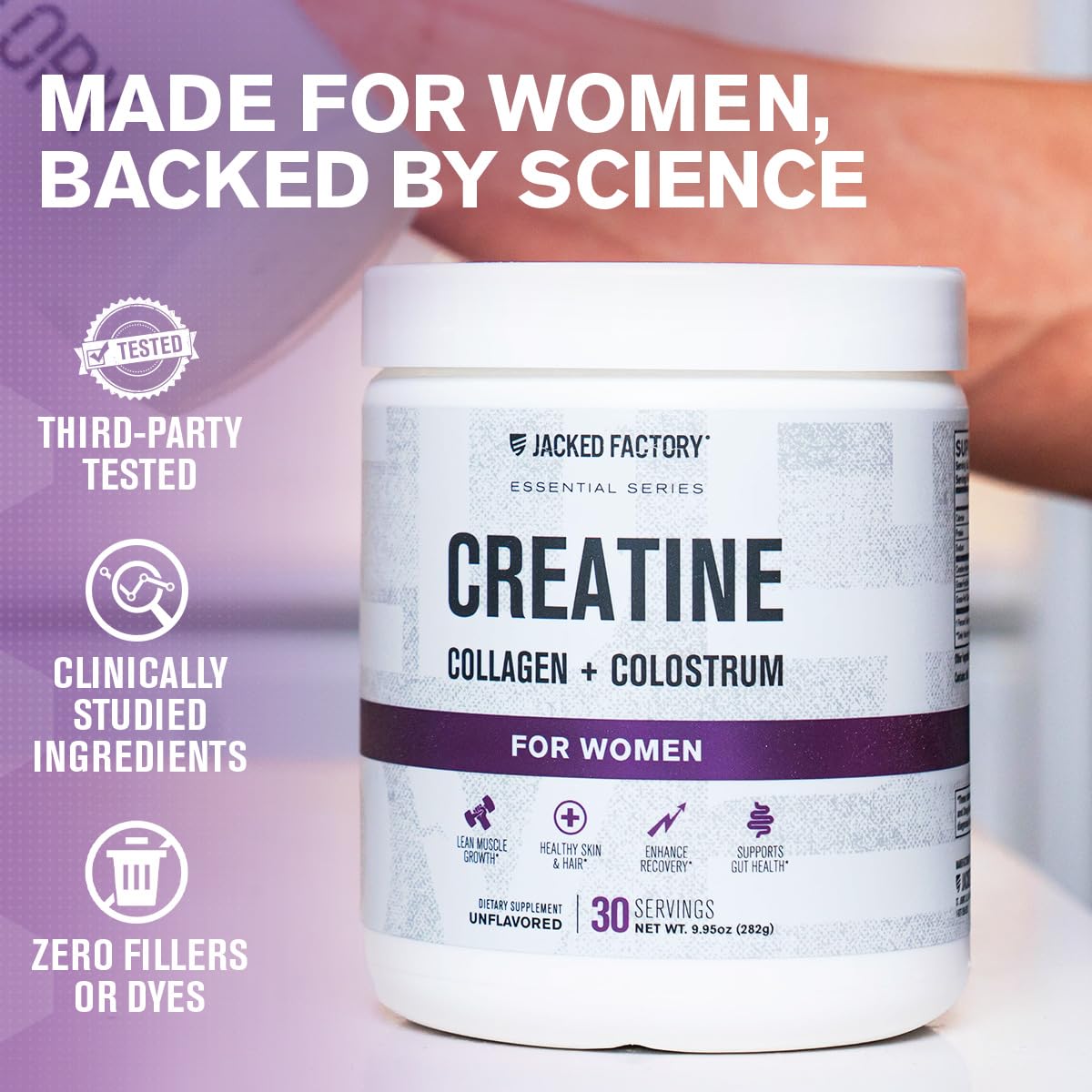 Jacked Factory Creatine Monohydrate for Women

