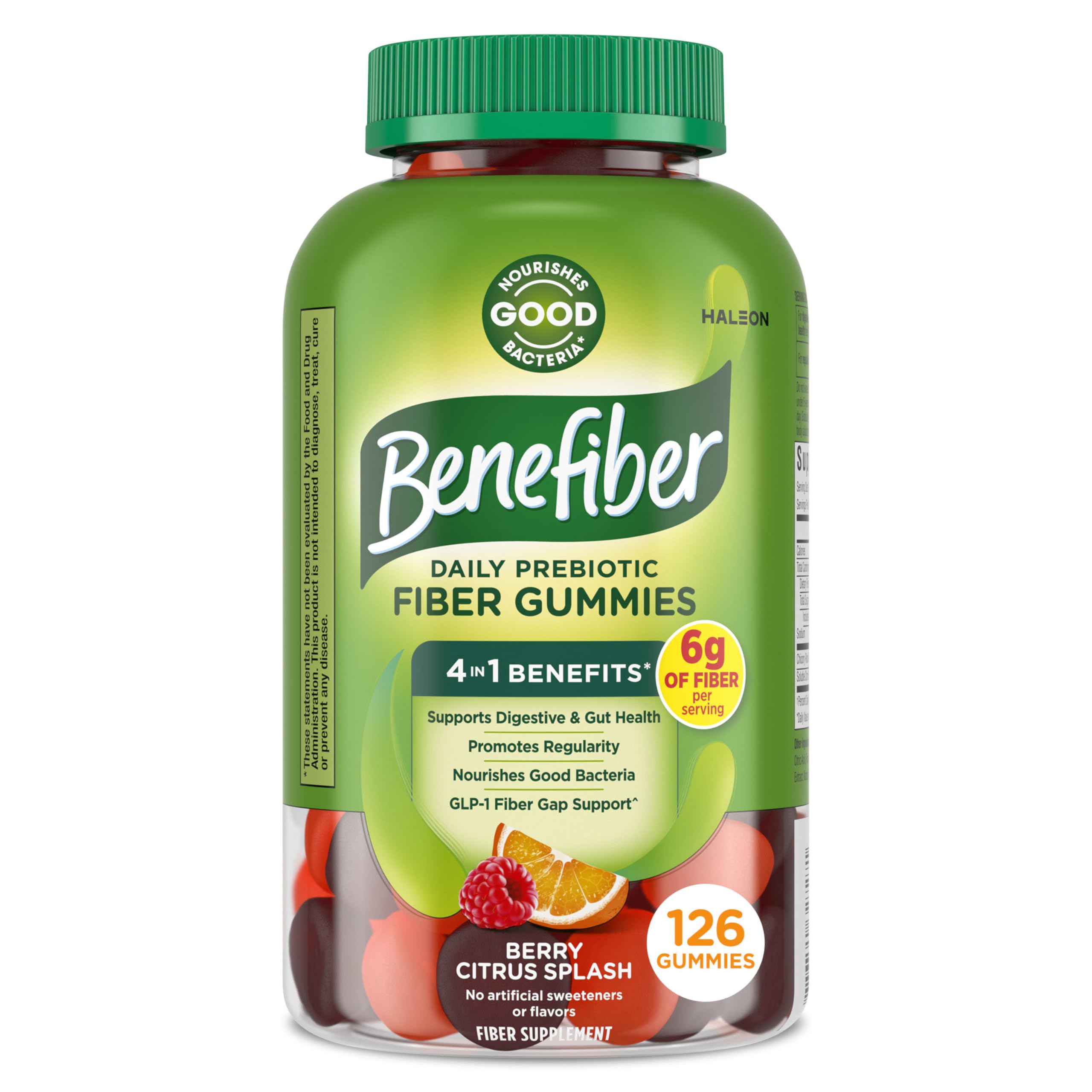 Benefiber Prebiotic Fiber Gummies for Digestive Health

