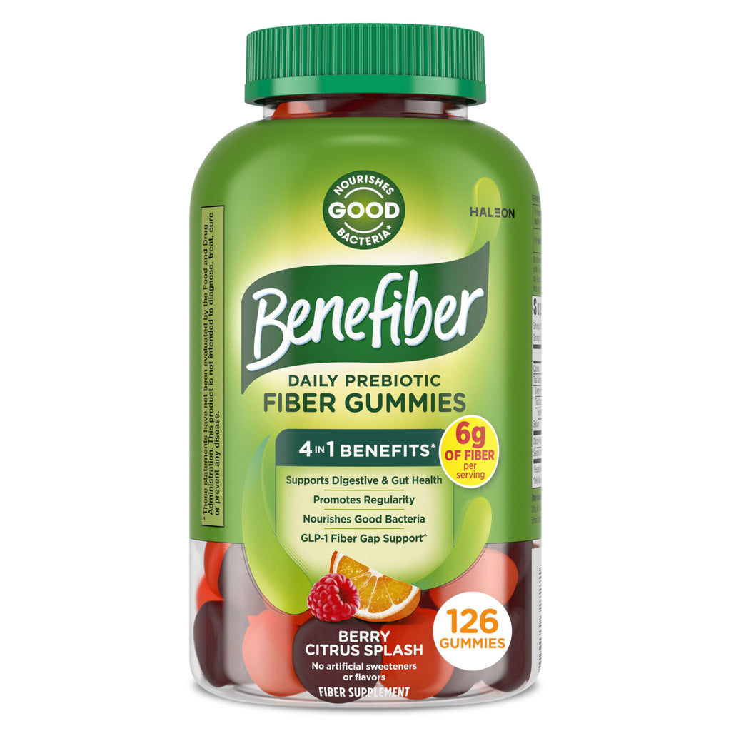 Benefiber Prebiotic Fiber Gummies for Digestive Health

