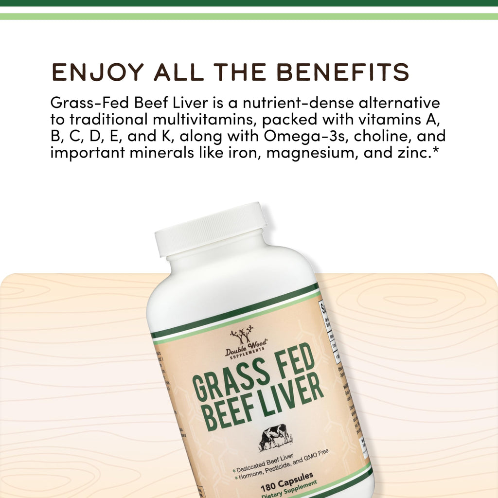Beef Capsule Supplement for Wellness | Double Wood

