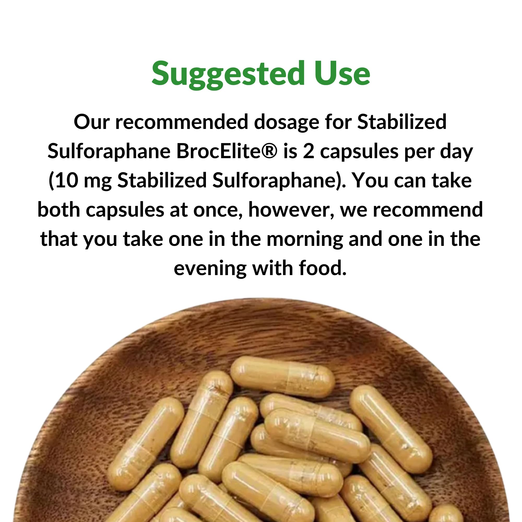 BrocElite Stabilized Sulforaphane Broccoli Supplement

