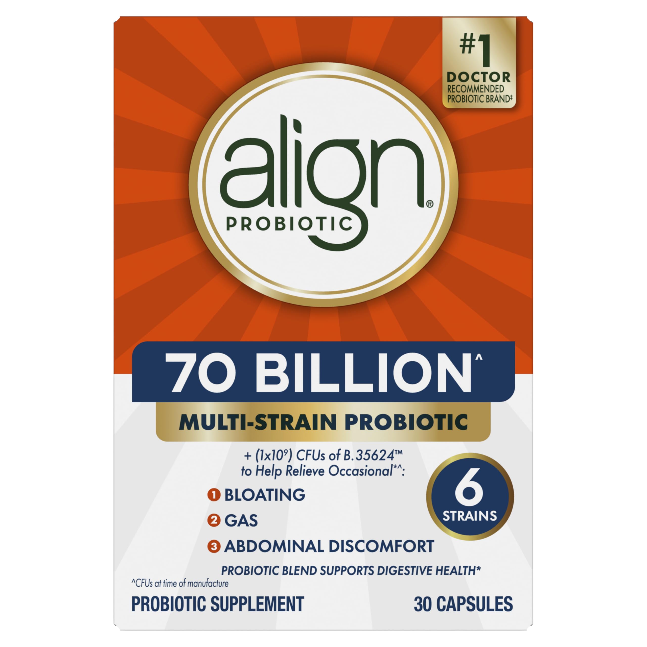 Align Probiotic Supplement for Digestive Health | Daily Use

