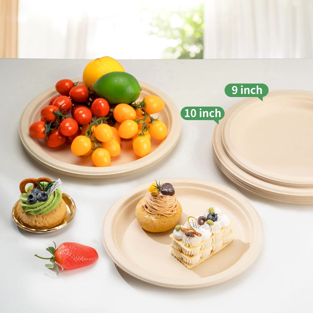 RACETOP Compostable Paper Plates - Heavy Duty

