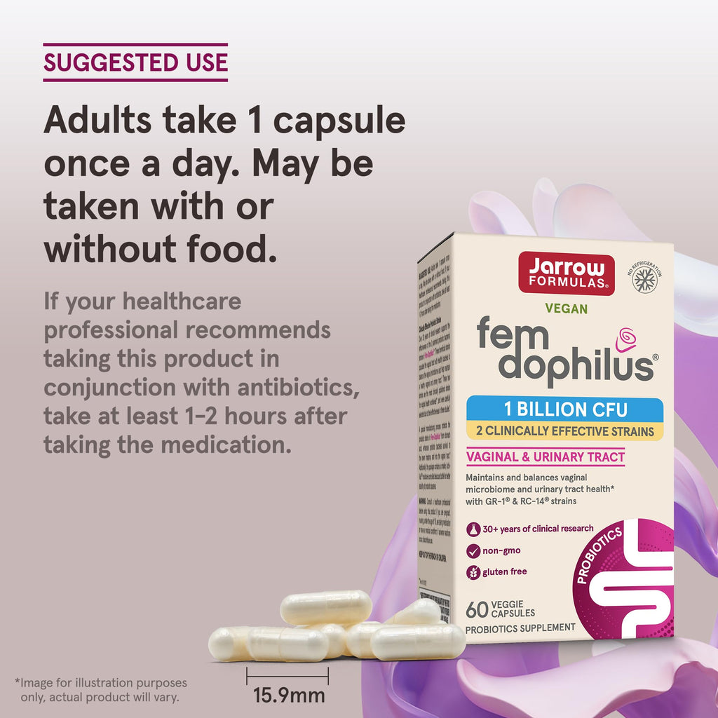 Jarrow Formulas Fem-Dophilus Vaginal Probiotics for Women

