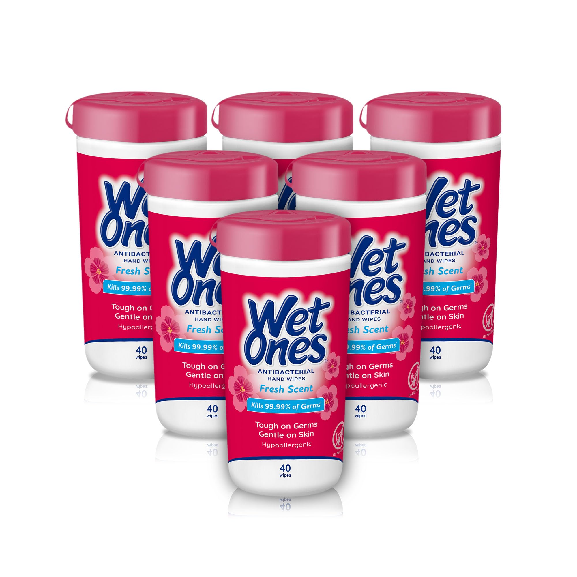 Wet Ones Antibacterial Hand Wipes with Aloe


