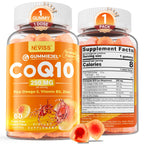 NEVISS CoQ10 Gummies with Omega-3 for Heart Health | Vegan

