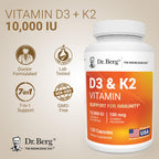 Dr. Berg Vitamin D3 K2 Maximum Strength 7-in-1

