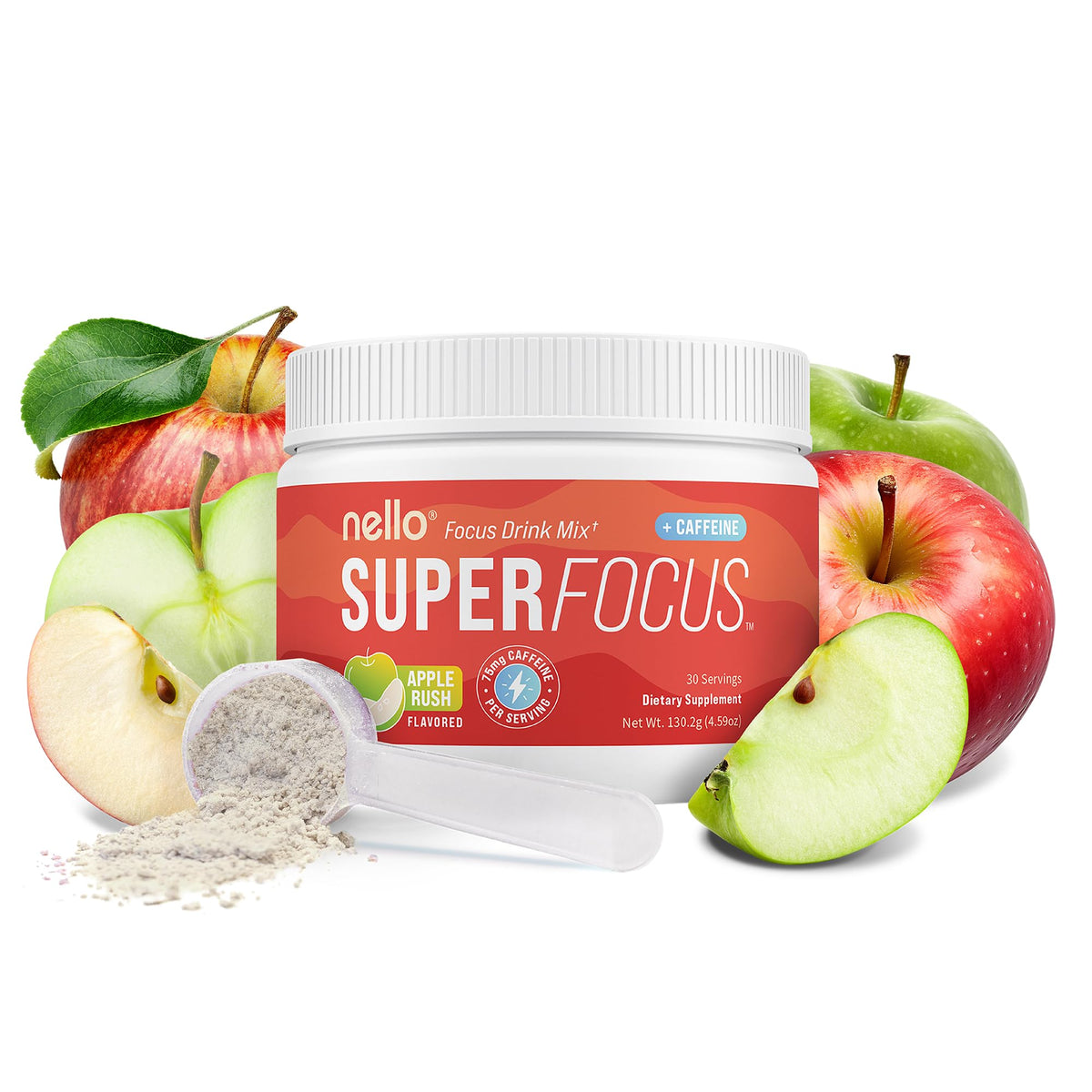 Nello Superfocus Nootropic Drink Mix for Focus and Clarity
