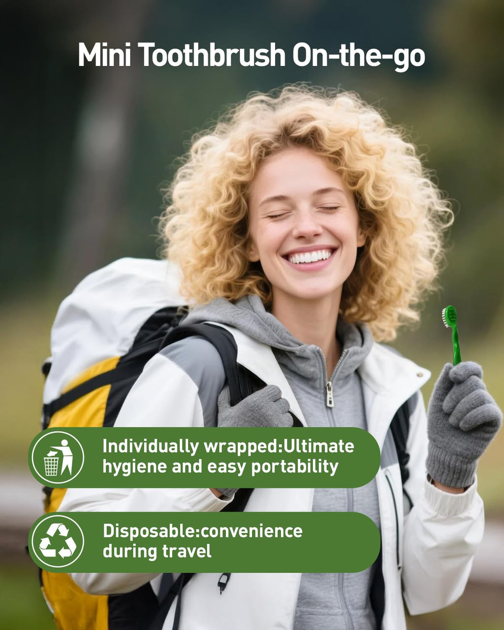 nicedae Toothbrush Disposable Travel Set | All-in-One


