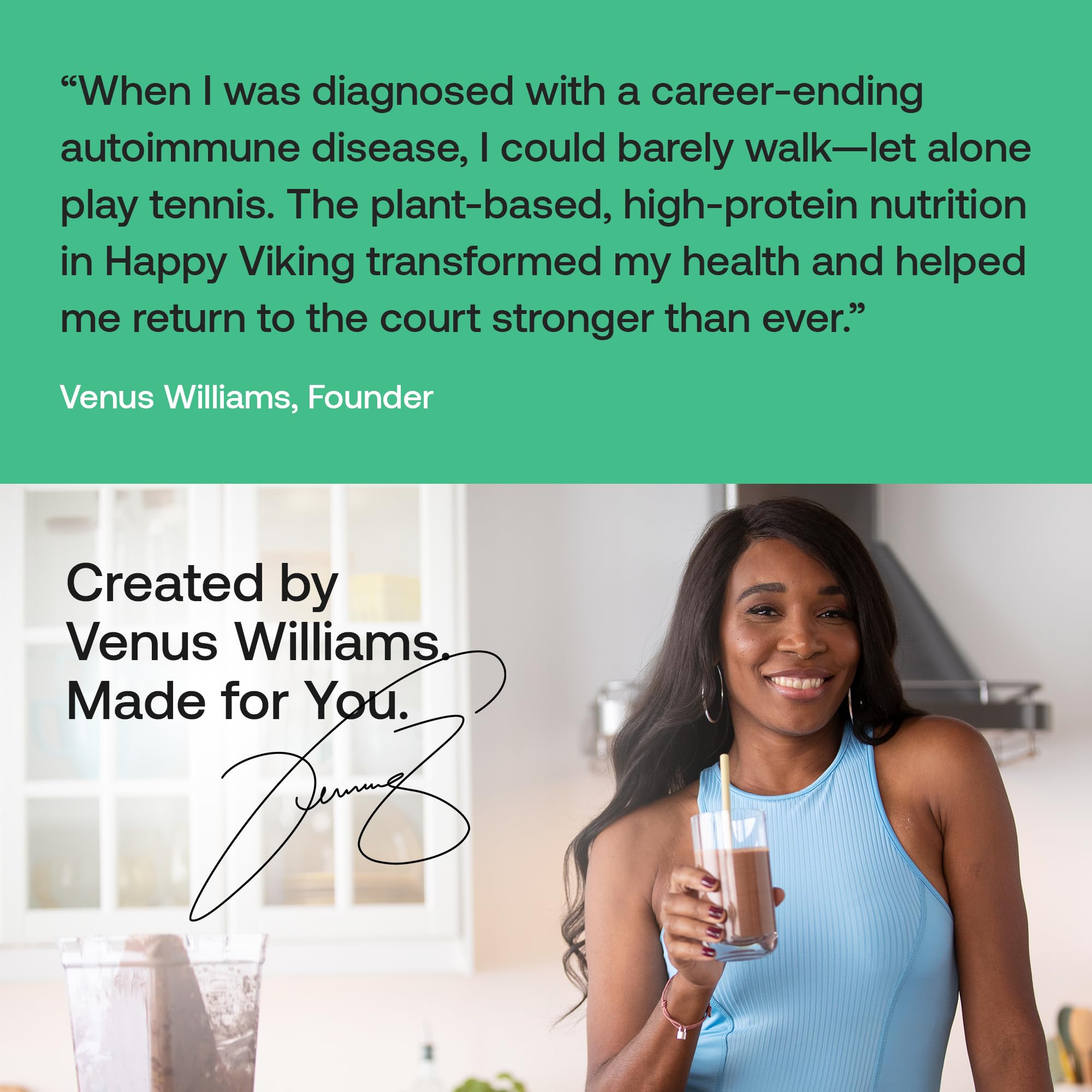 Happy Viking Plant-Based Protein Powder – 30g Protein

