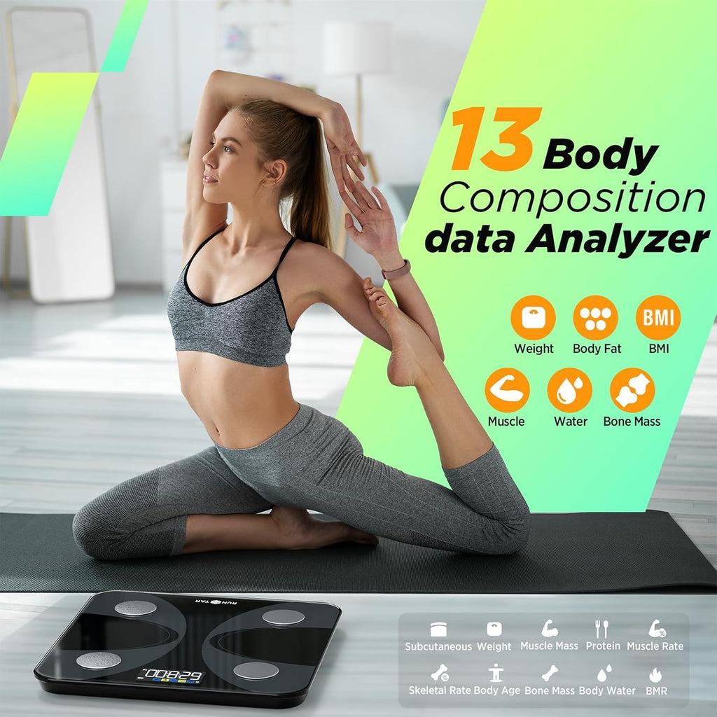 RunSTAR Digital Body Composition Scale with App Sync

