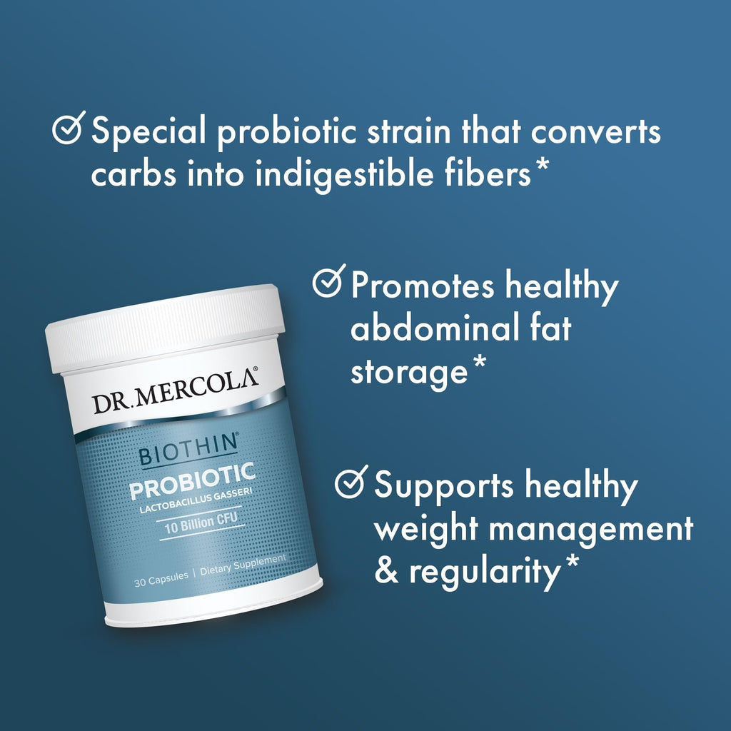 Dr Mercola Biothin Probiotic with Lactobacillus Gasseri BNR17

