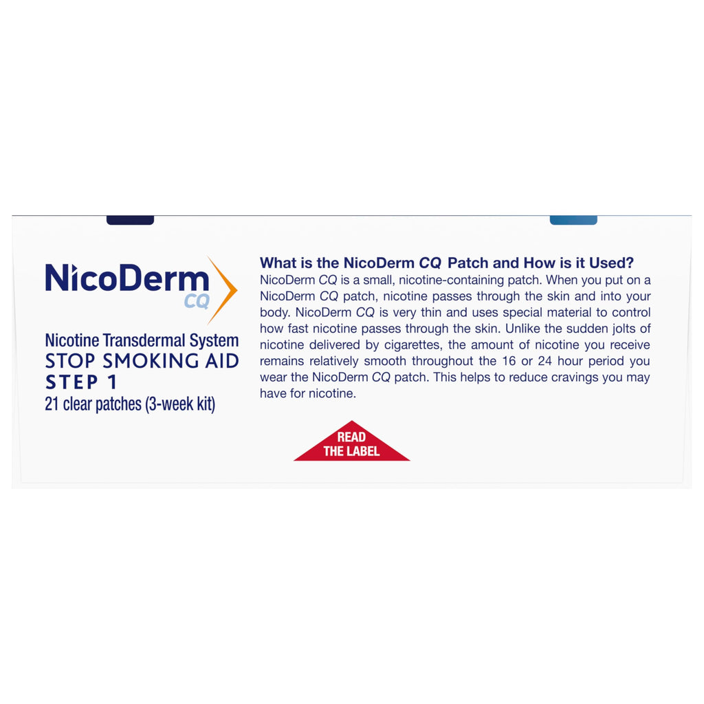 NicoDerm CQ Nicotine Patch with Behavioral Support Program

