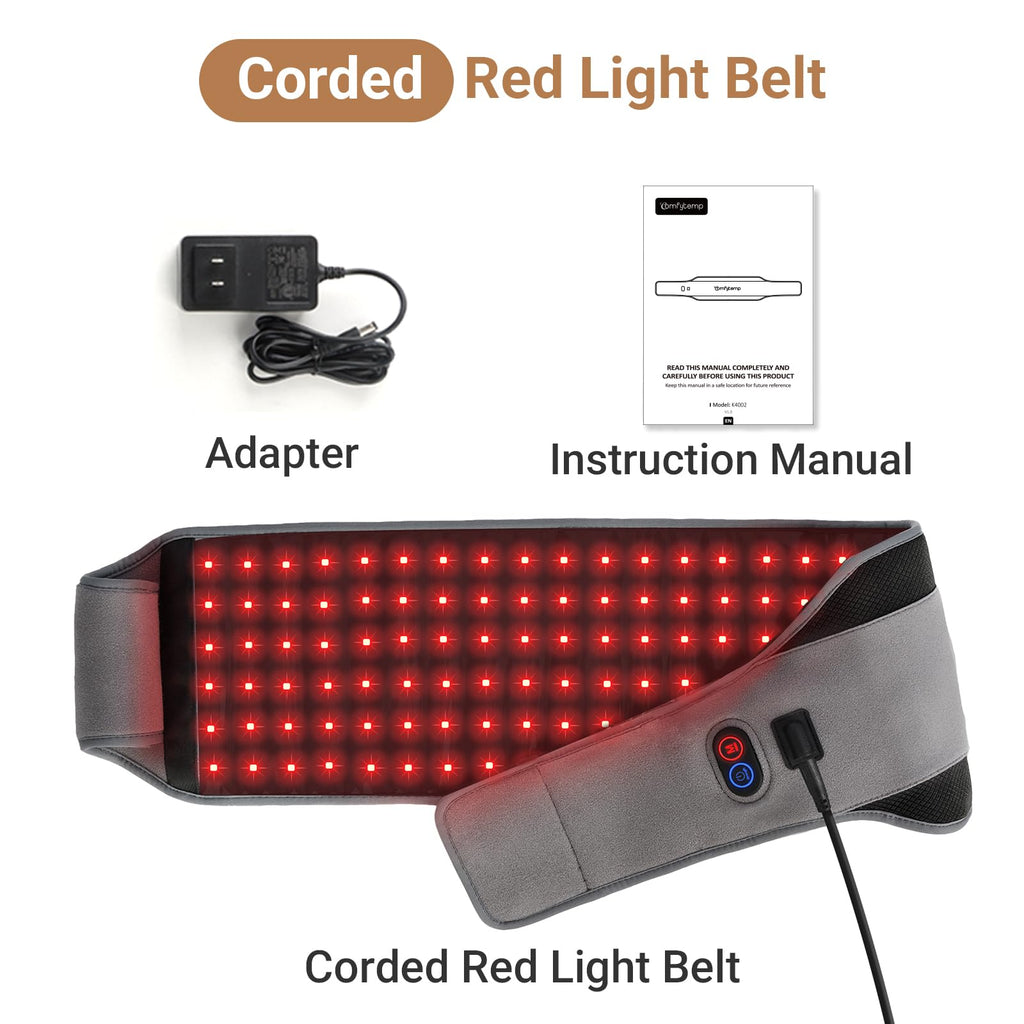 Comfytemp LED Light Therapy Belt | Corded 660/850nm

