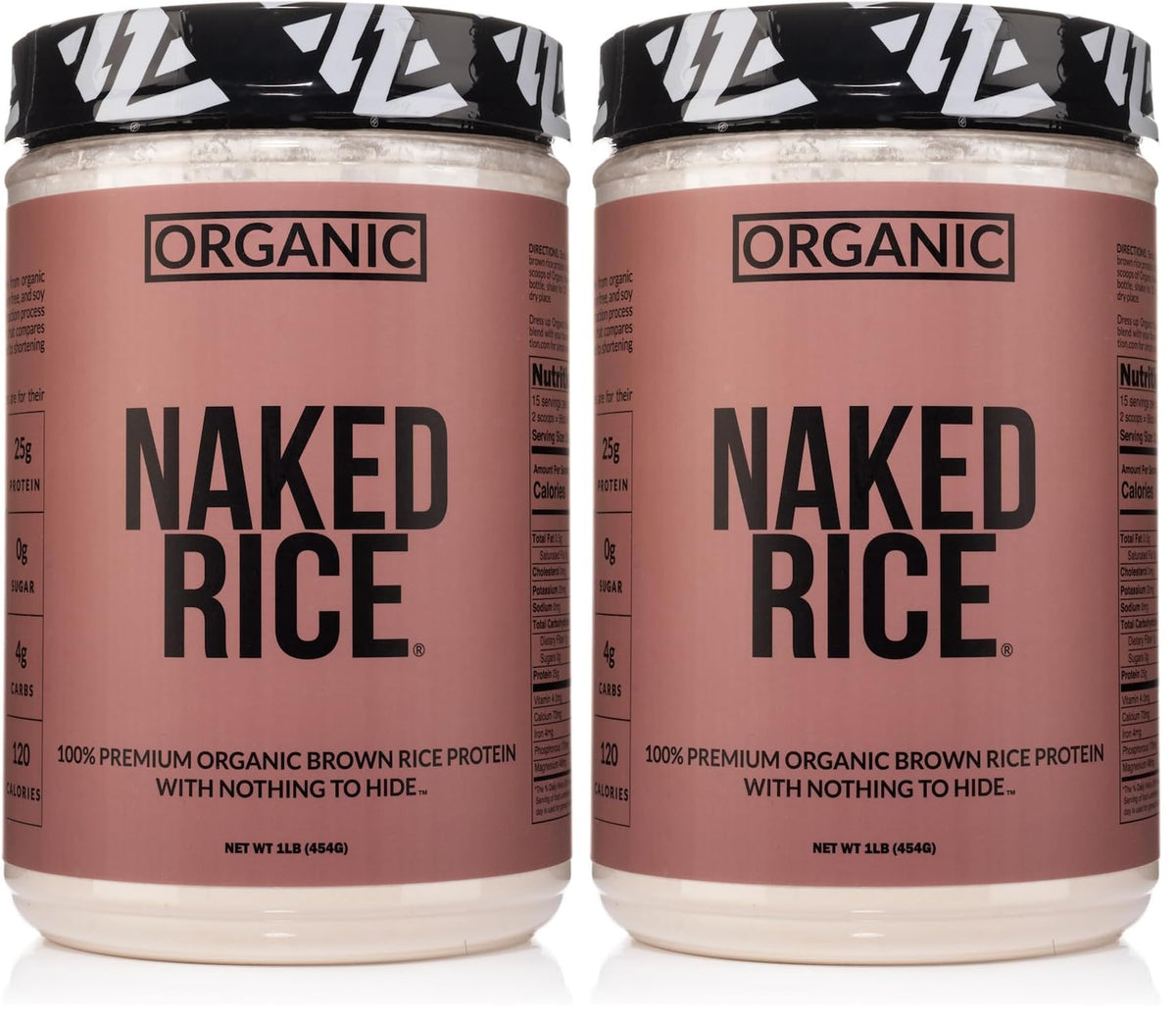 Naked Rice Organic Brown Rice Protein Powder - Plant-Based, Gluten Free & Soy Free