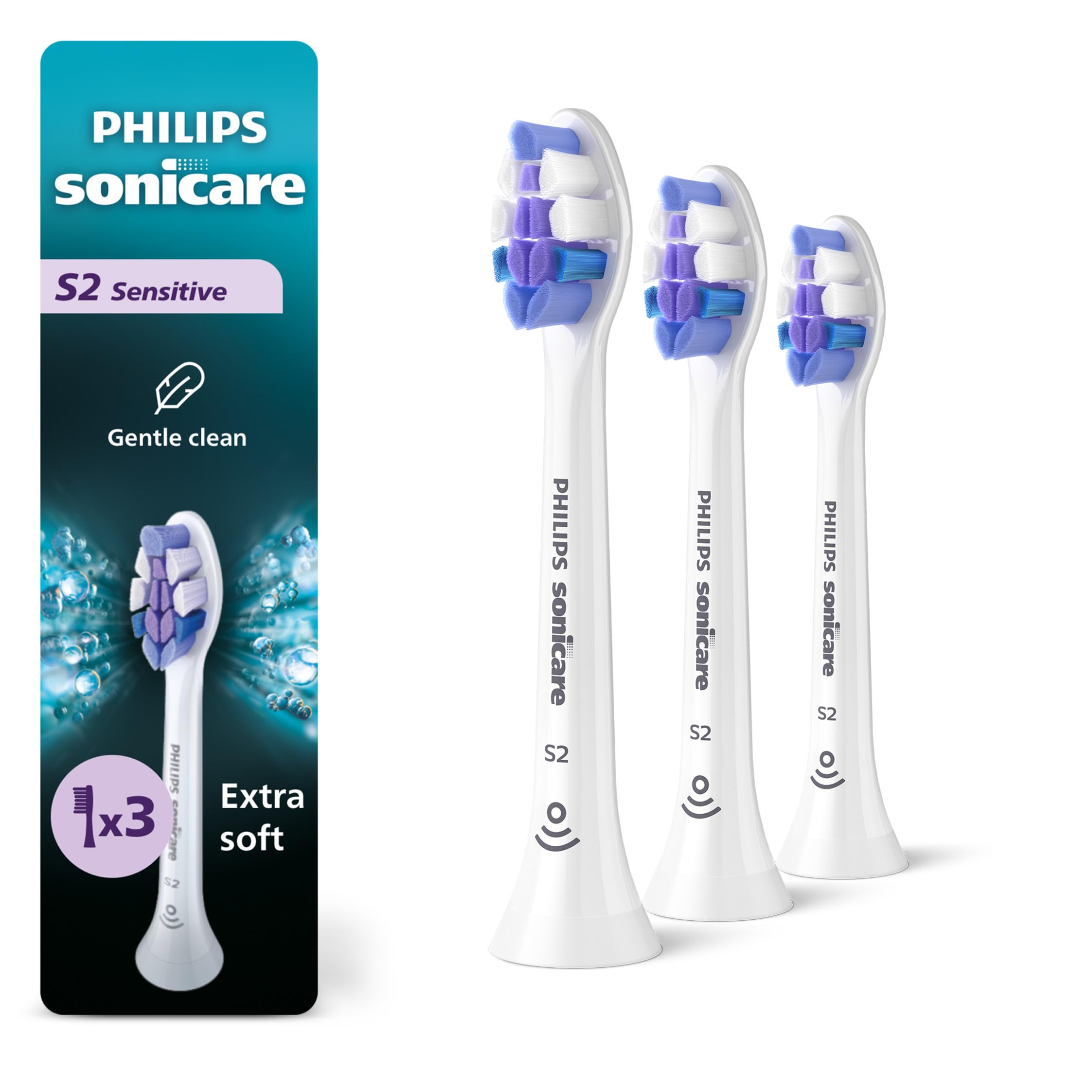 Philips Sonicare S2 Sensitive Replacement Heads - White

